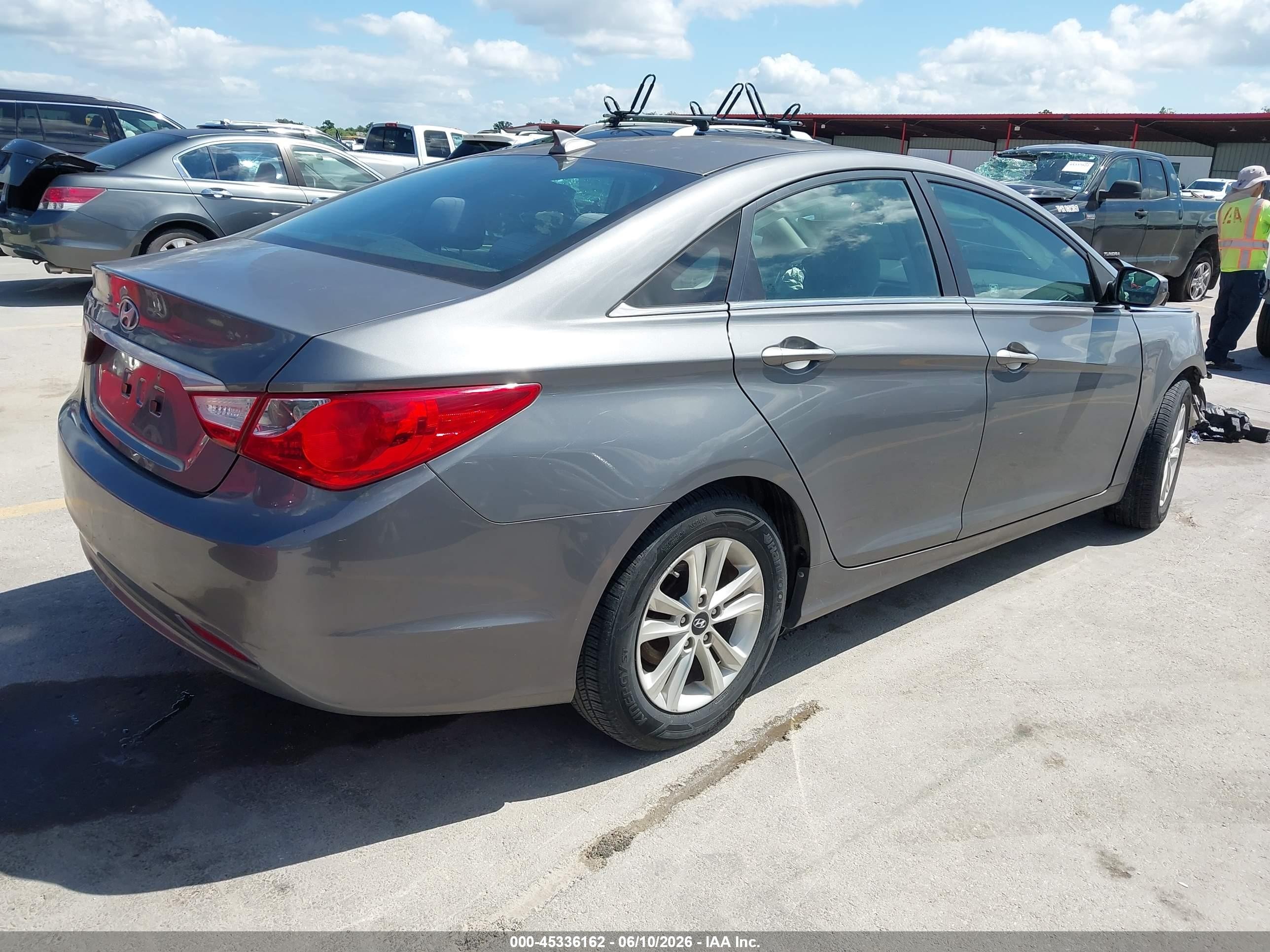 2013 Hyundai Sonata Gls Gray vin: 5NPEB4AC9DH759142