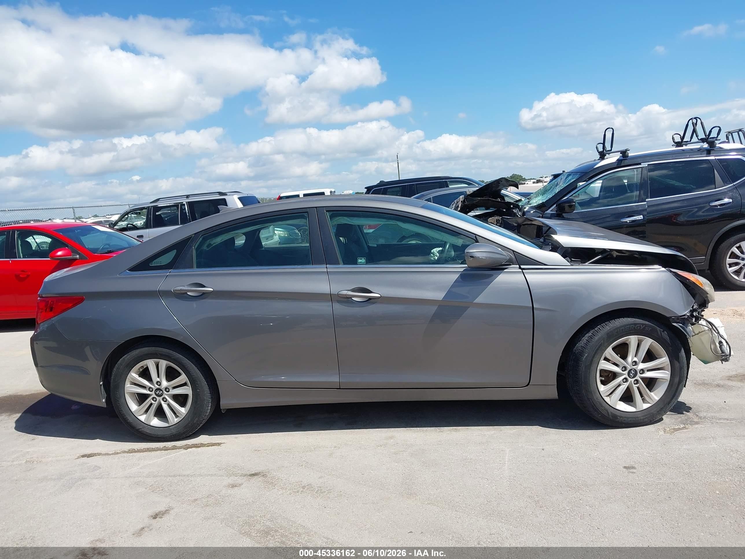 2013 Hyundai Sonata Gls Gray vin: 5NPEB4AC9DH759142