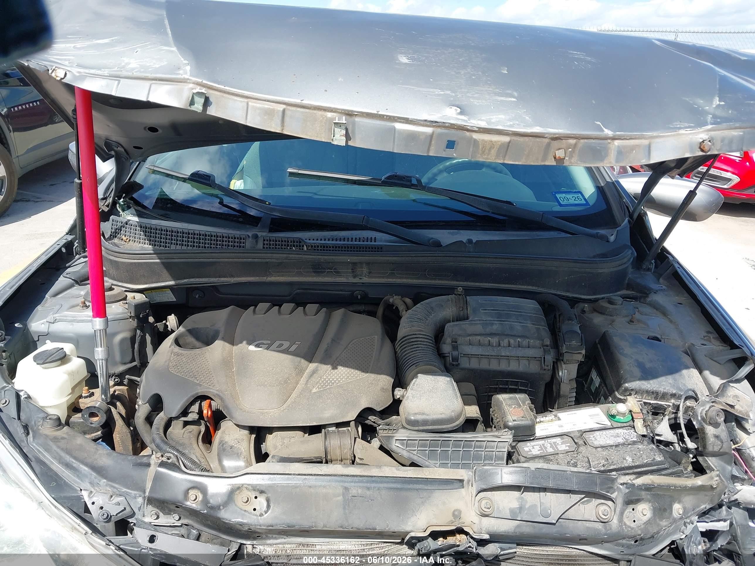 2013 Hyundai Sonata Gls Gray vin: 5NPEB4AC9DH759142