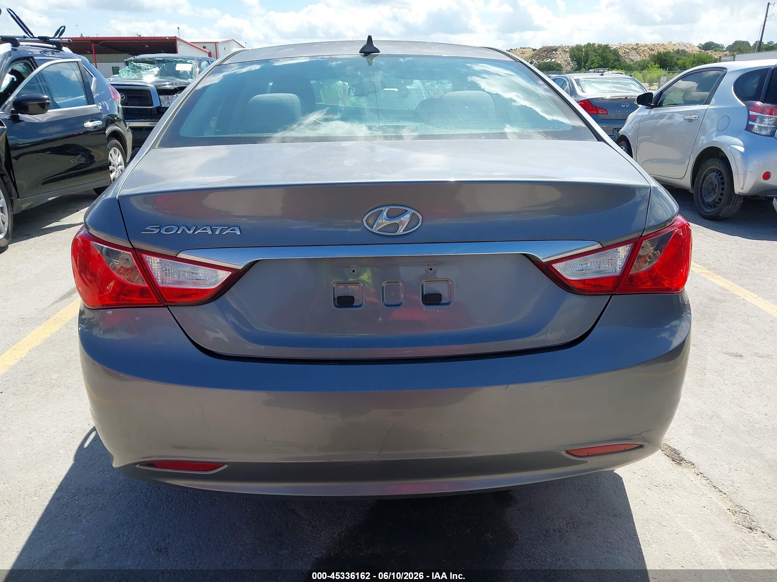 2013 Hyundai Sonata Gls Gray vin: 5NPEB4AC9DH759142