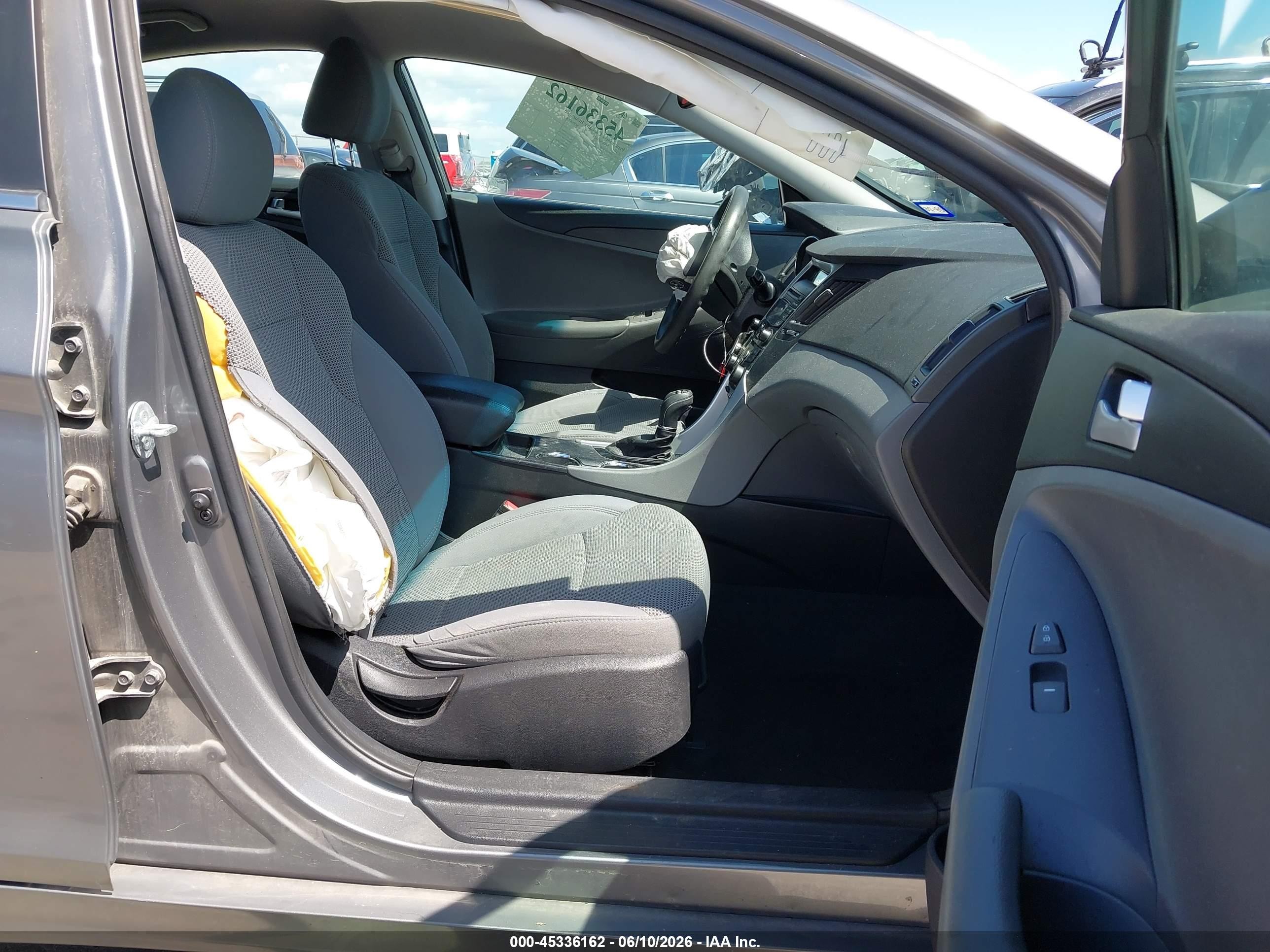 2013 Hyundai Sonata Gls Gray vin: 5NPEB4AC9DH759142