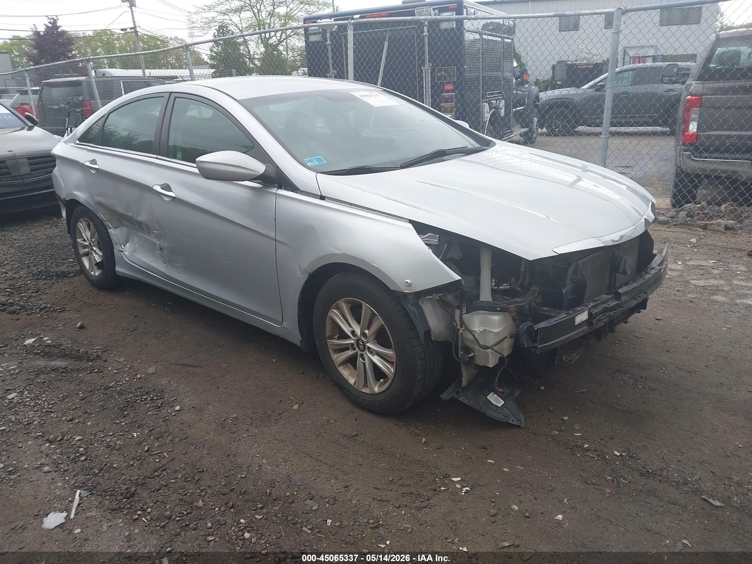 2013 Hyundai Sonata Gls Silver vin: 5NPEB4AC9DH763532