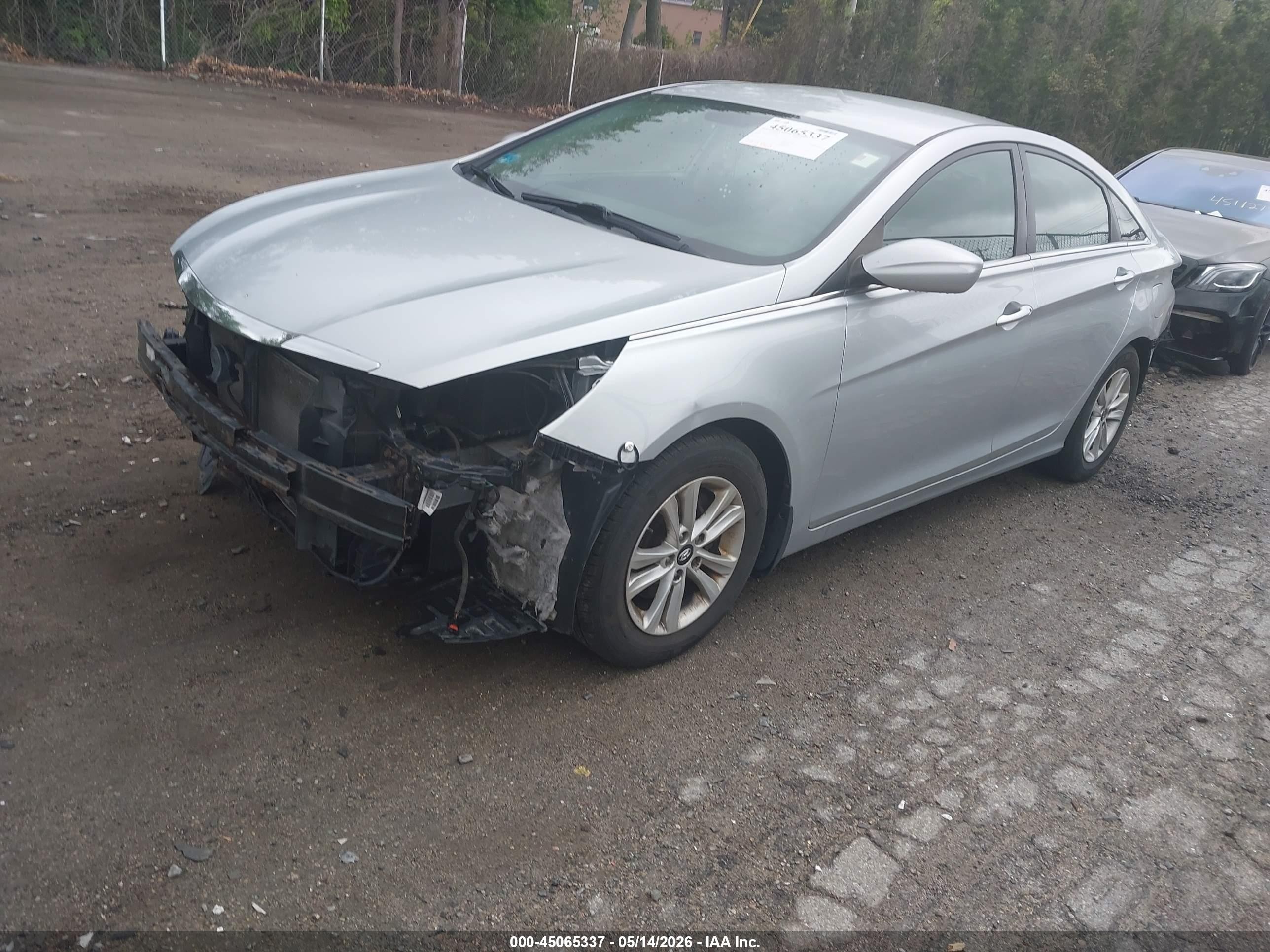 2013 Hyundai Sonata Gls Silver vin: 5NPEB4AC9DH763532