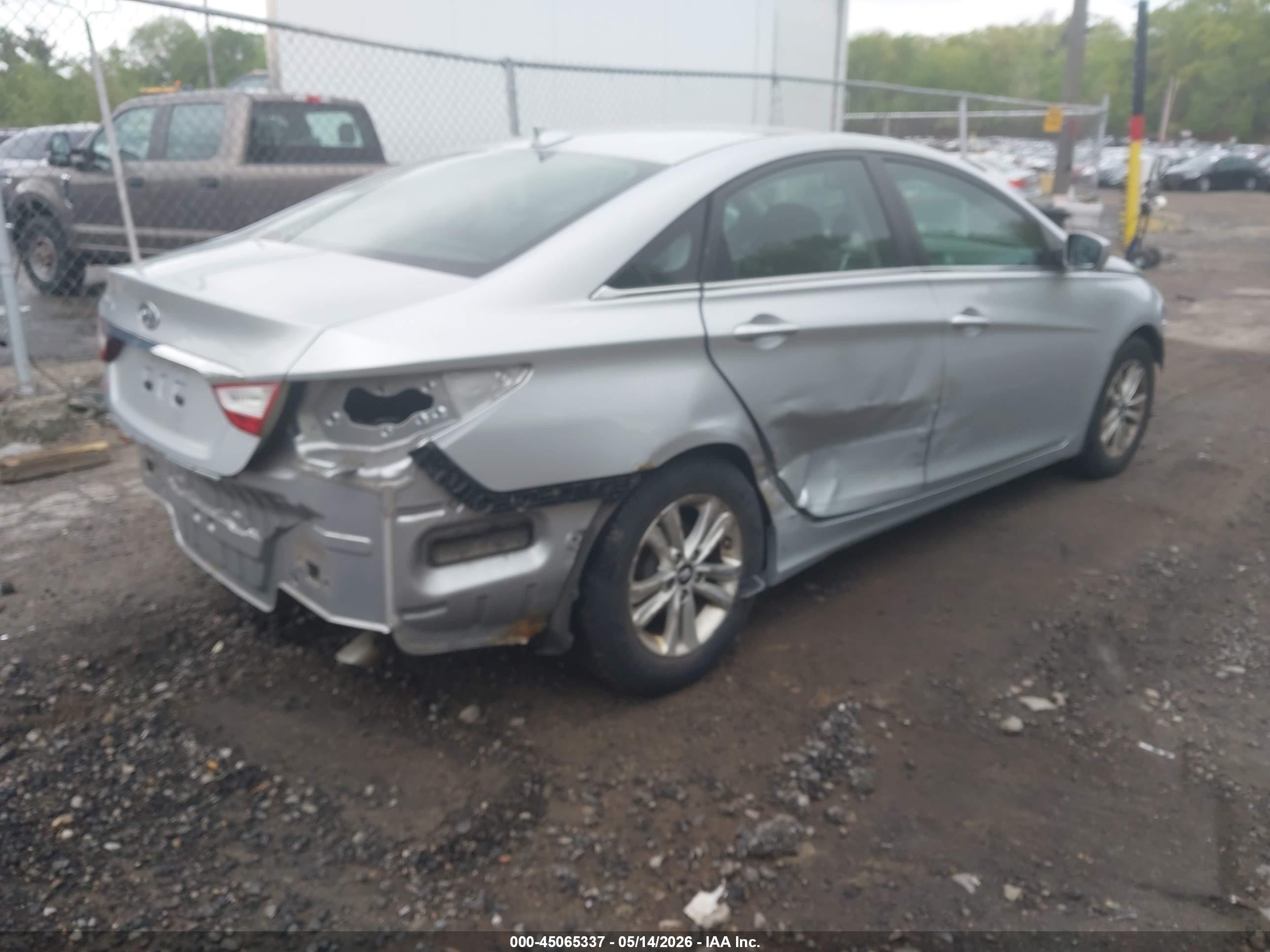 2013 Hyundai Sonata Gls Silver vin: 5NPEB4AC9DH763532