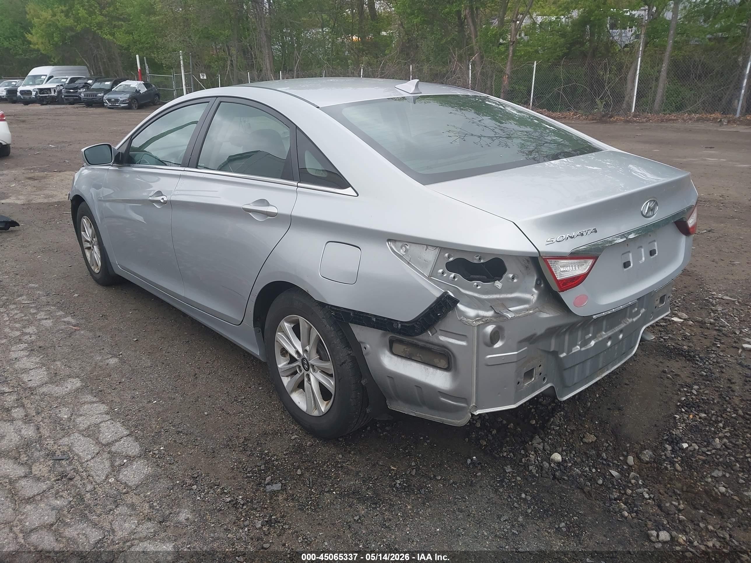 2013 Hyundai Sonata Gls Silver vin: 5NPEB4AC9DH763532