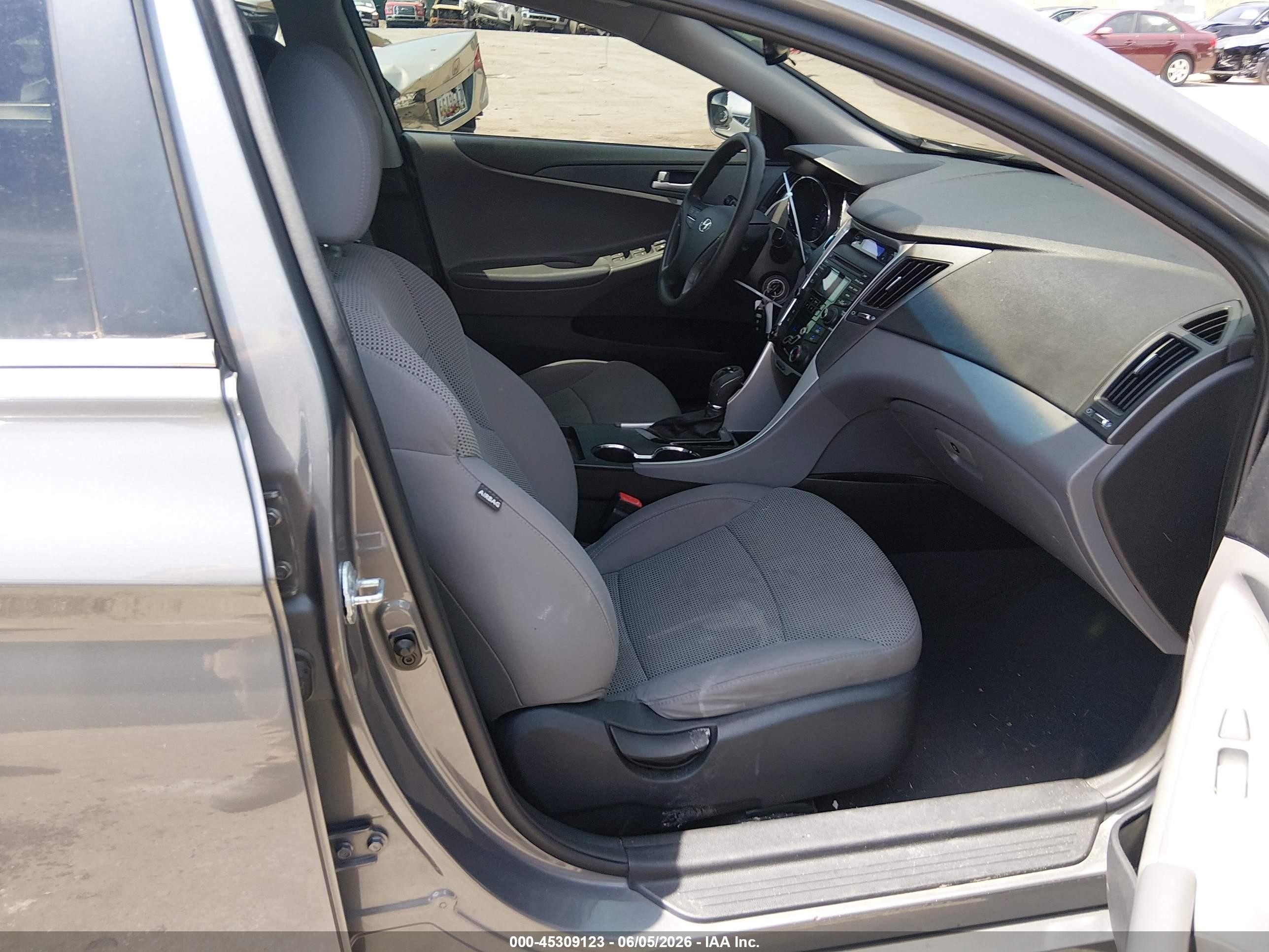 2013 Hyundai Sonata Gls Gray vin: 5NPEB4AC9DH764373