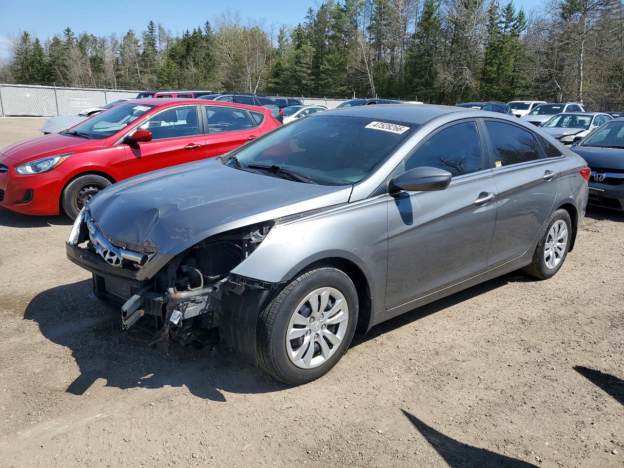 2013 Hyundai Sonata Gls Charcoal vin: 5NPEB4AC9DH764888