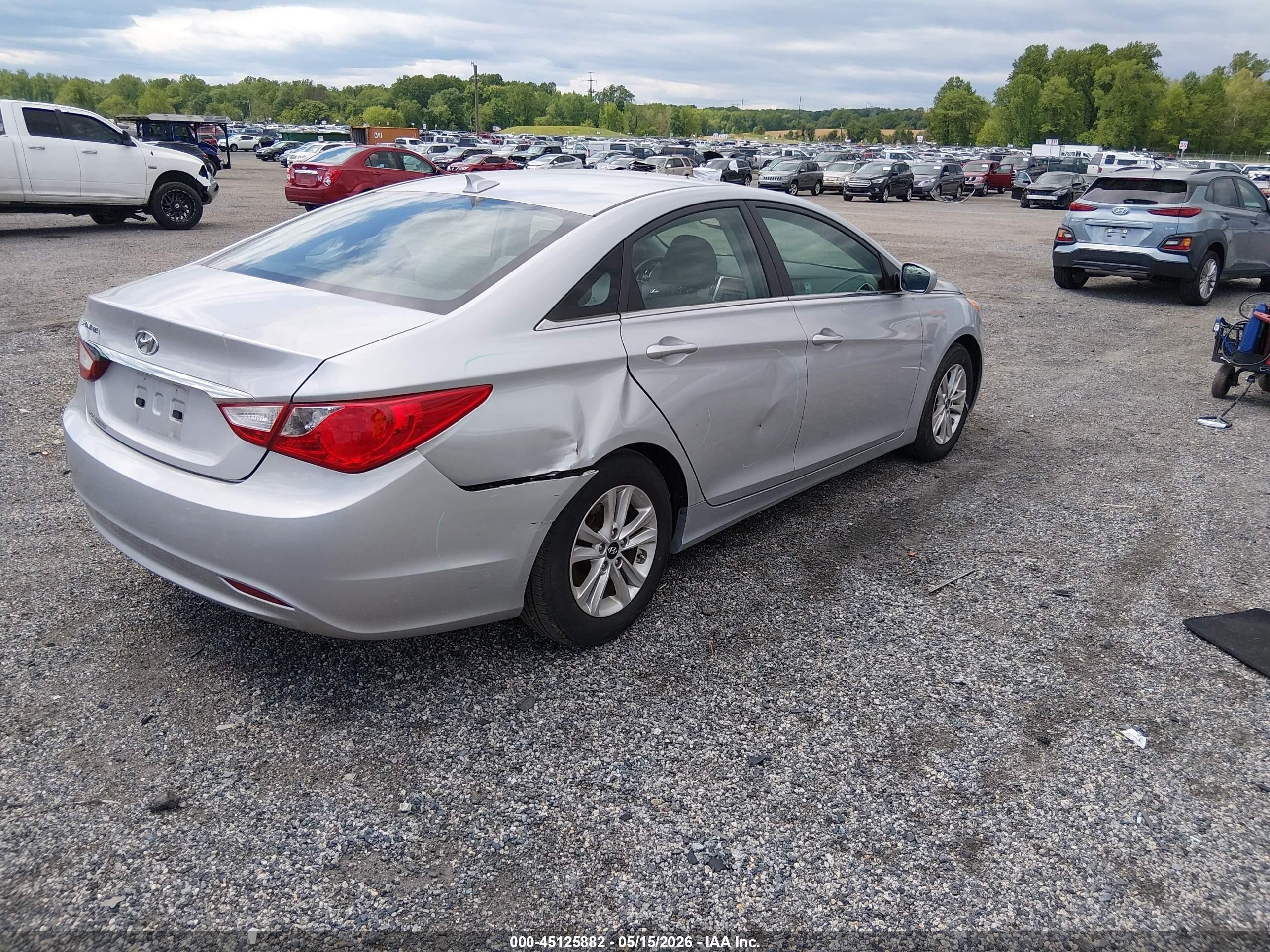 2013 Hyundai Sonata Gls Silver vin: 5NPEB4AC9DH765846