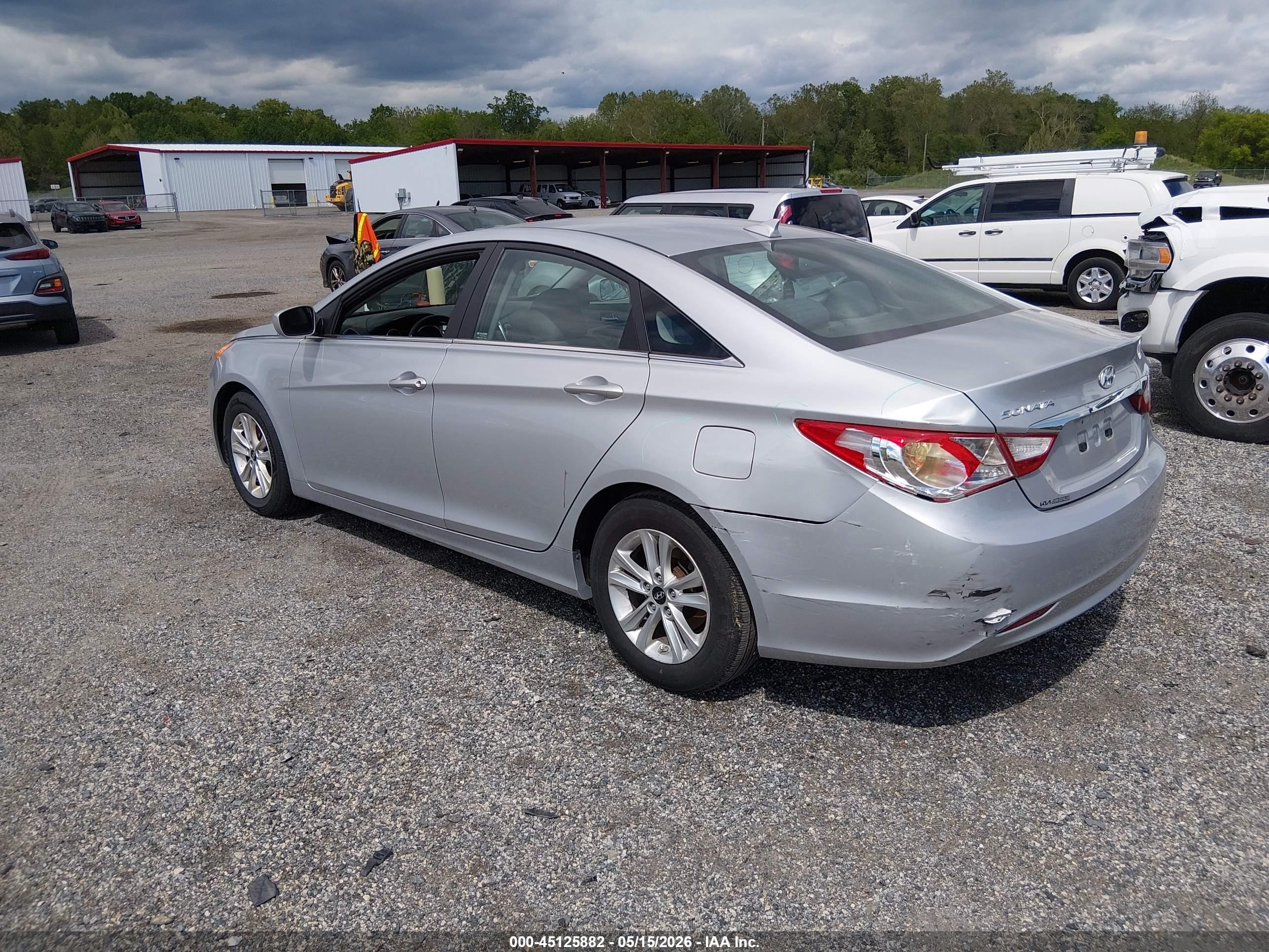 2013 Hyundai Sonata Gls Silver vin: 5NPEB4AC9DH765846