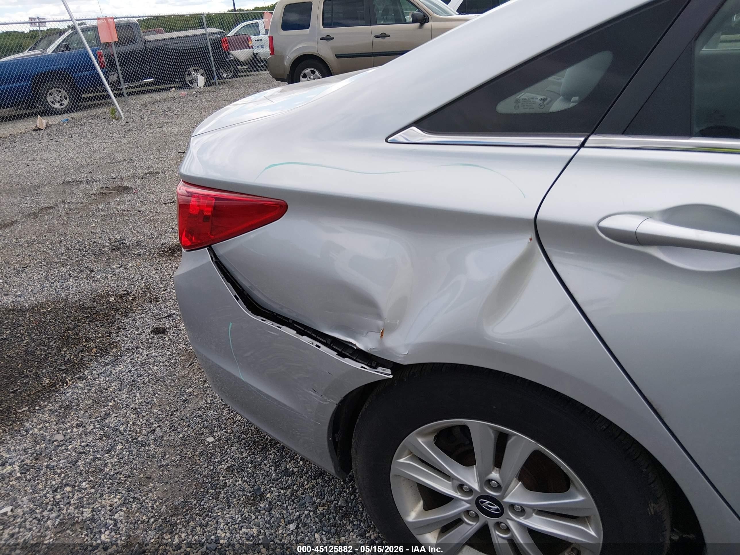 2013 Hyundai Sonata Gls Silver vin: 5NPEB4AC9DH765846