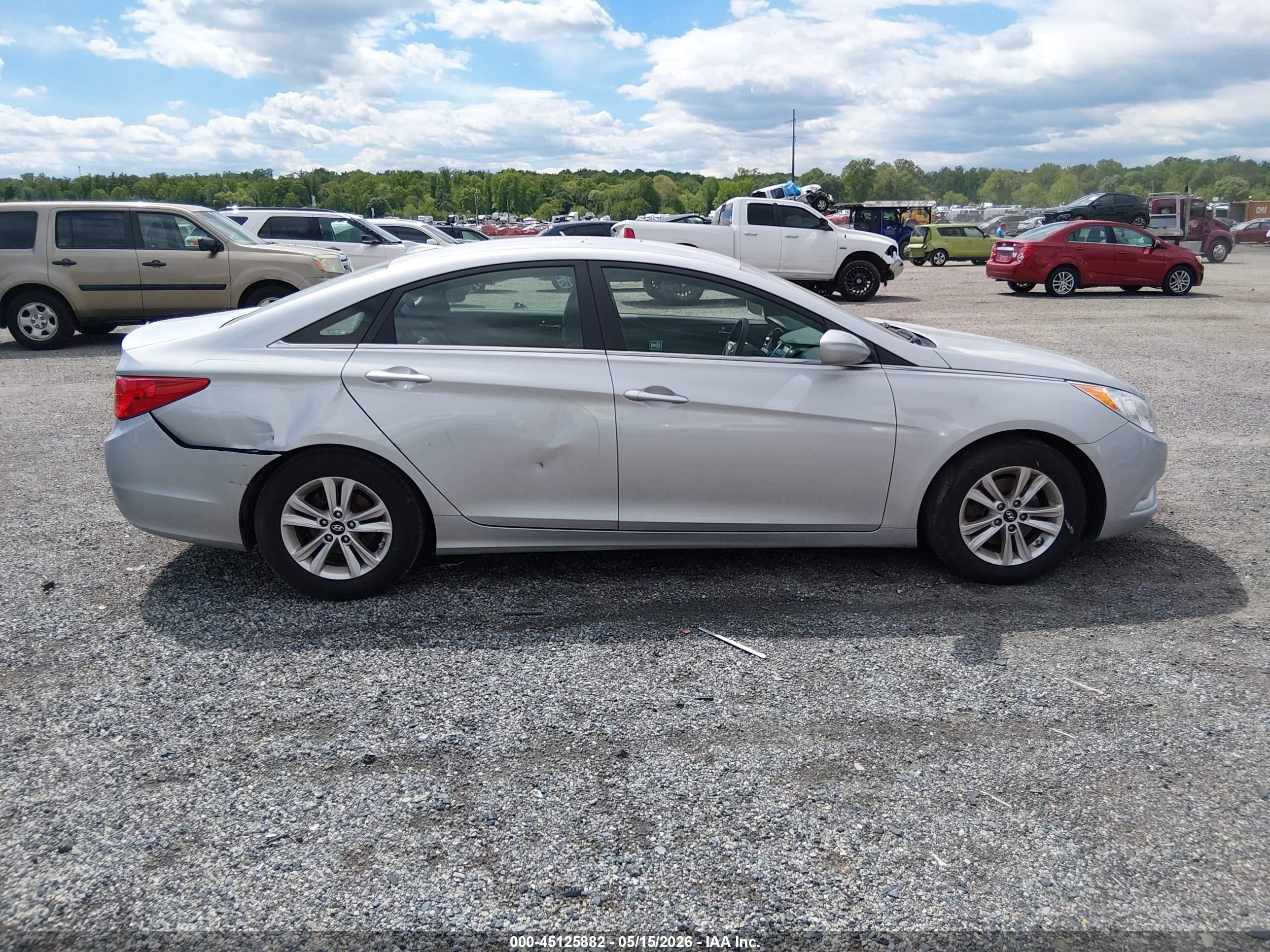 2013 Hyundai Sonata Gls Silver vin: 5NPEB4AC9DH765846