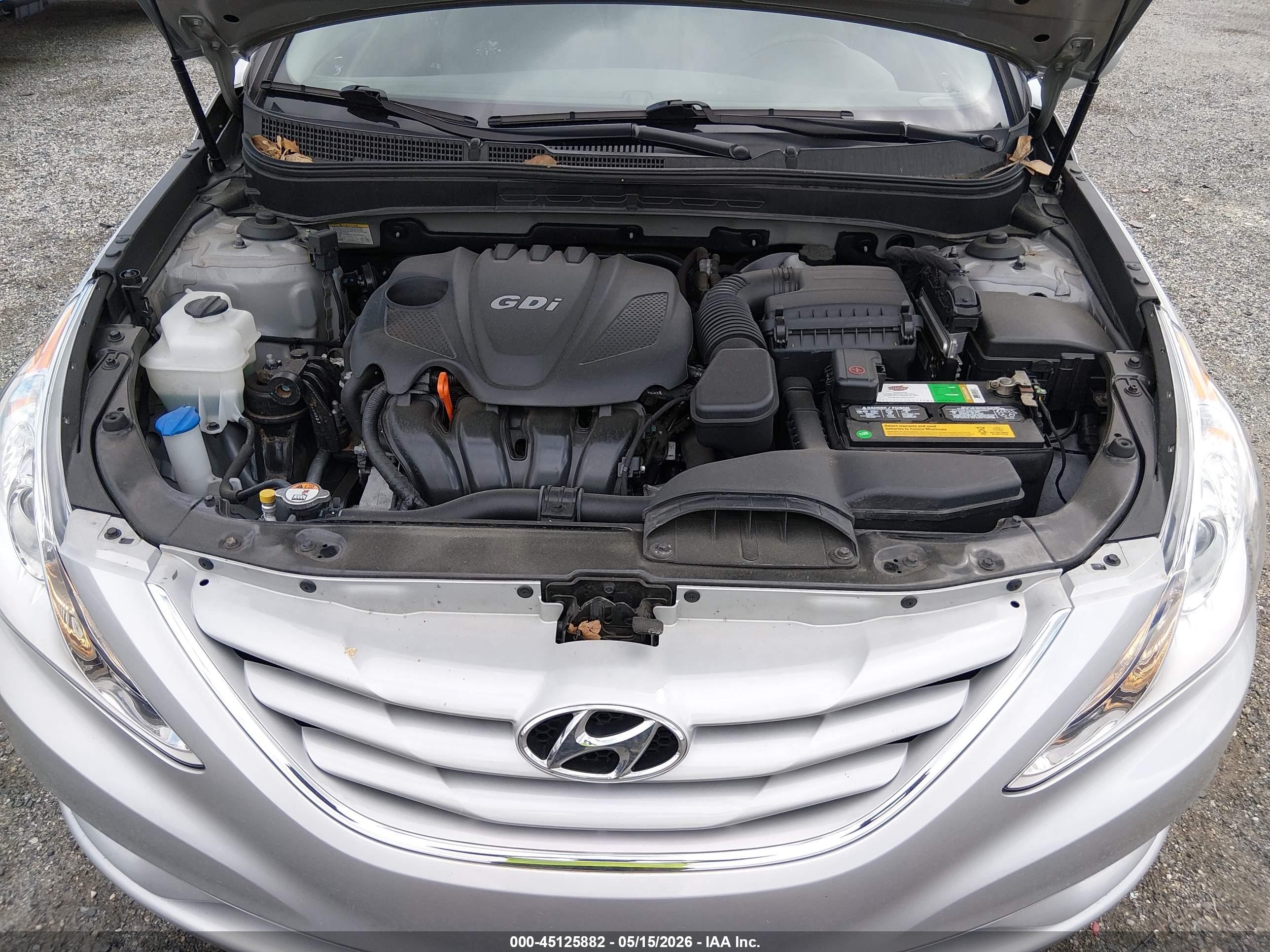 2013 Hyundai Sonata Gls Silver vin: 5NPEB4AC9DH765846