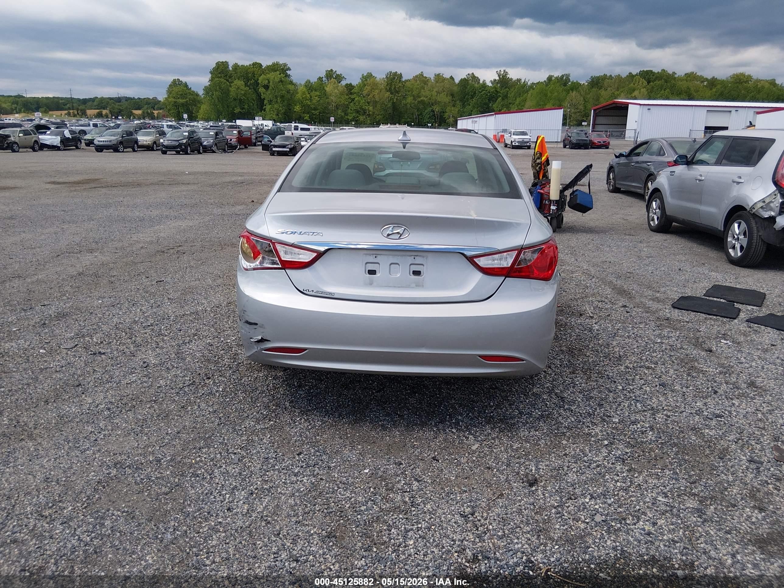2013 Hyundai Sonata Gls Silver vin: 5NPEB4AC9DH765846