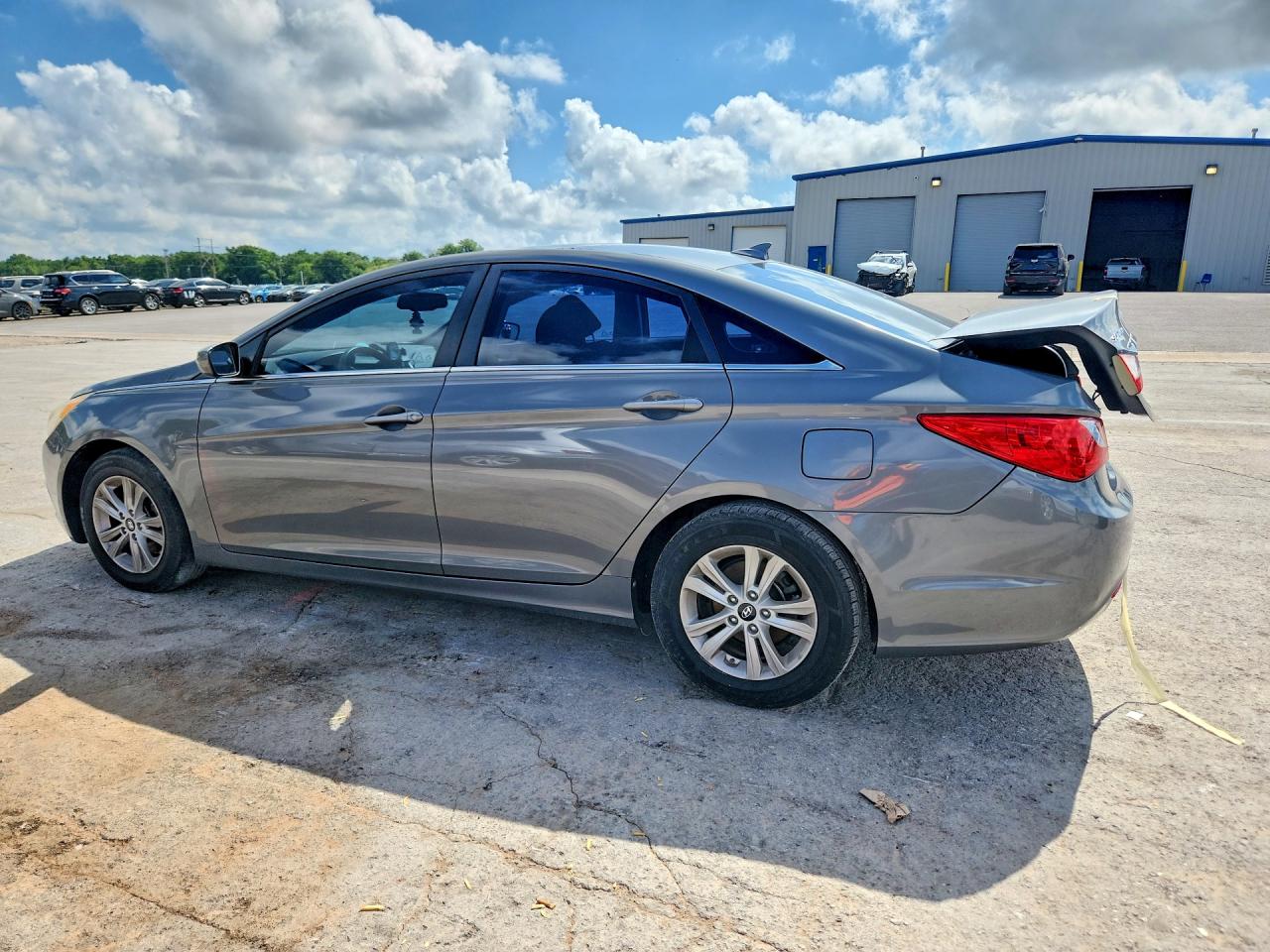 2013 Hyundai Sonata Gls Gray vin: 5NPEB4AC9DH770867