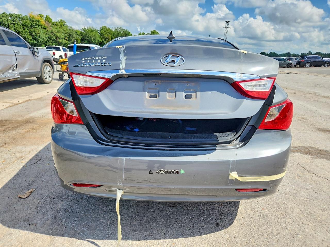 2013 Hyundai Sonata Gls Gray vin: 5NPEB4AC9DH770867