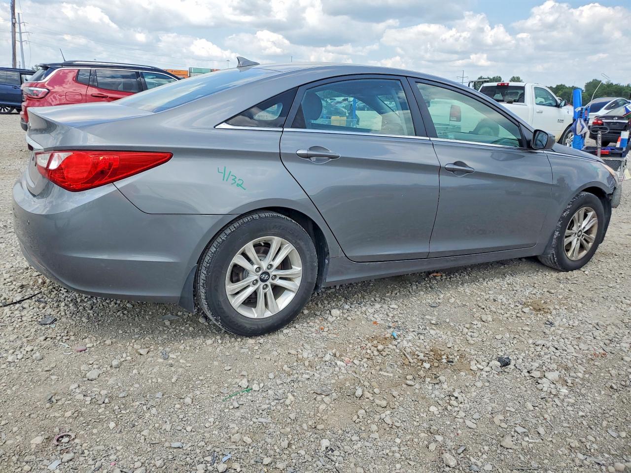 2013 Hyundai Sonata Gls Серый vin: 5NPEB4AC9DH775552