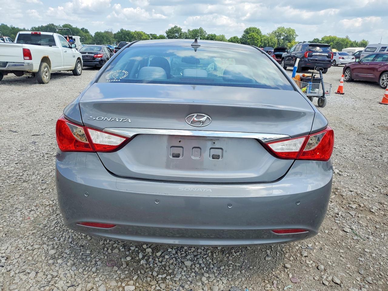 2013 Hyundai Sonata Gls Серый vin: 5NPEB4AC9DH775552