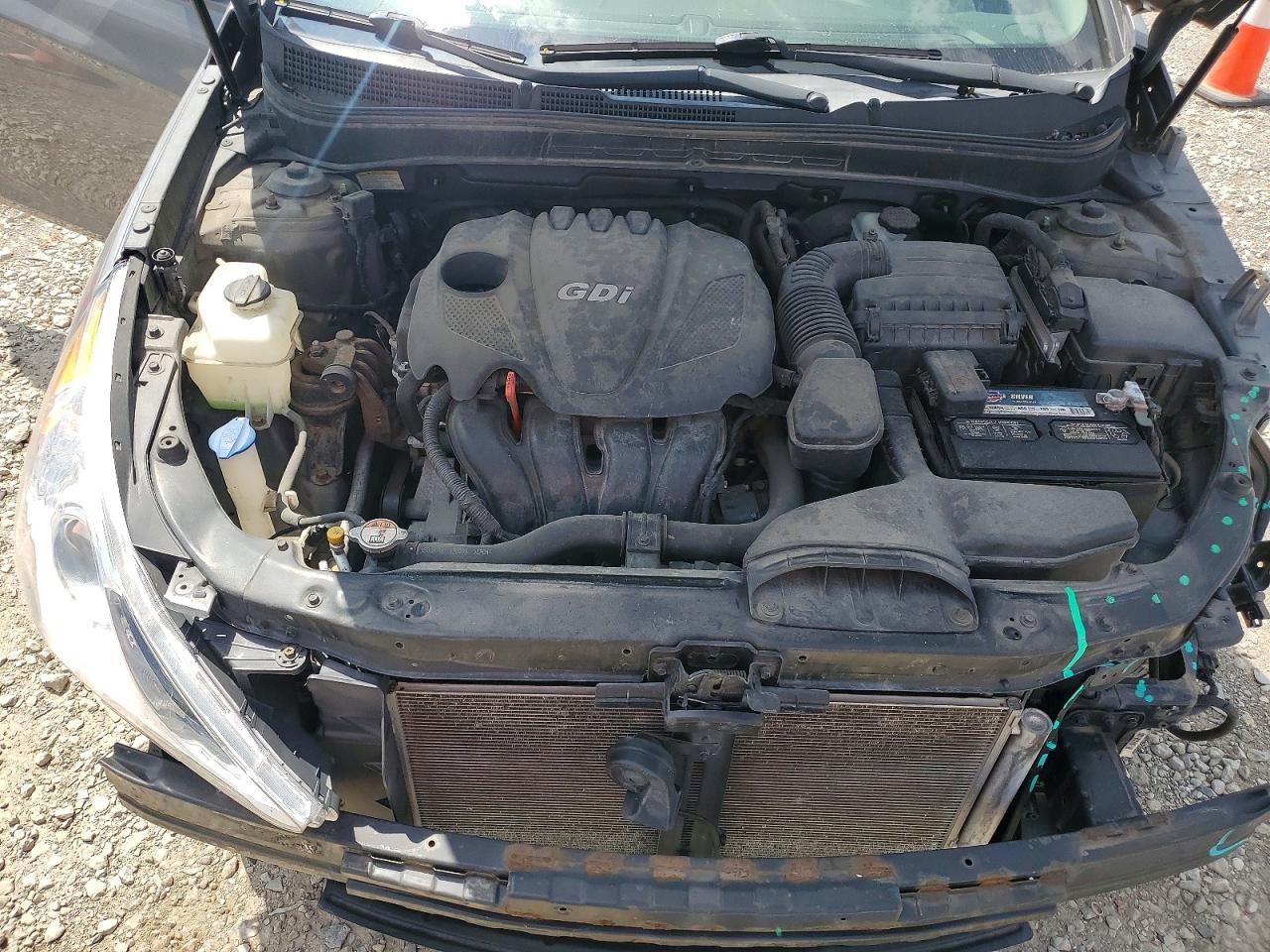 2013 Hyundai Sonata Gls Серый vin: 5NPEB4AC9DH775552