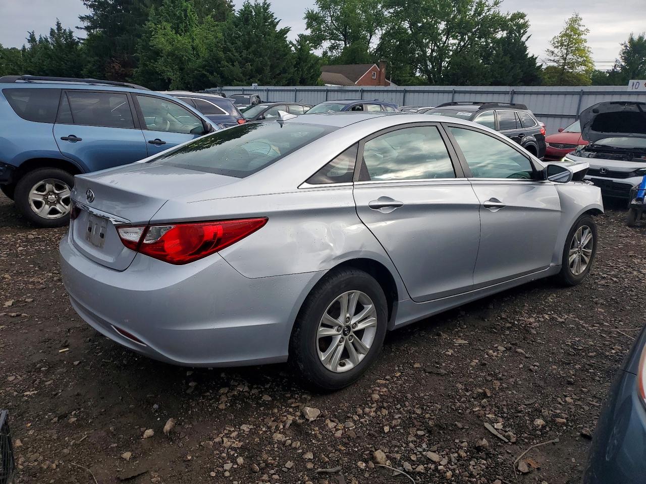 2013 Hyundai Sonata Gls Silver vin: 5NPEB4AC9DH785854