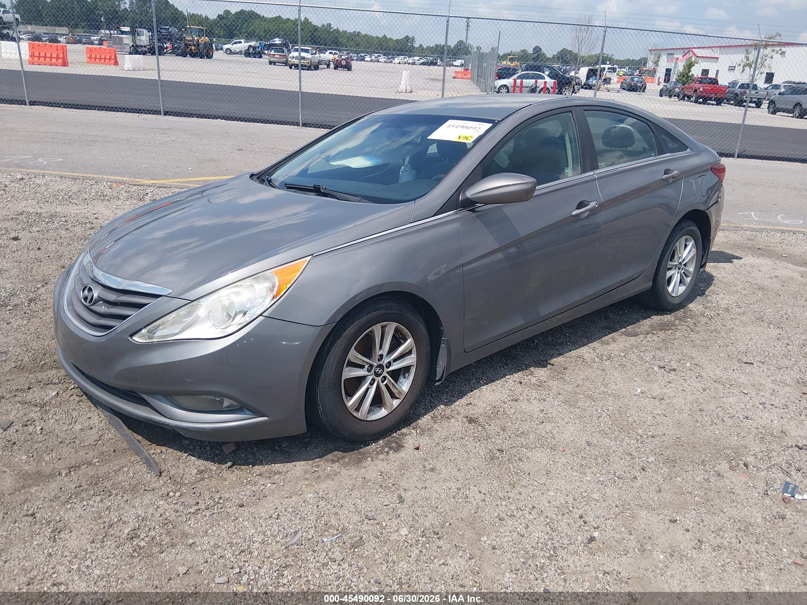 2013 Hyundai Sonata Gls Gray vin: 5NPEB4AC9DH789774