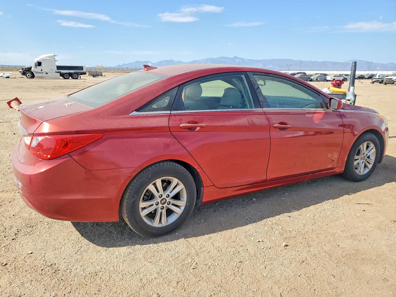2013 Hyundai Sonata Gls Red vin: 5NPEB4AC9DH794781