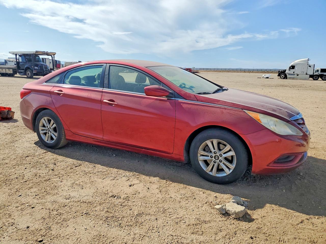 2013 Hyundai Sonata Gls Red vin: 5NPEB4AC9DH794781