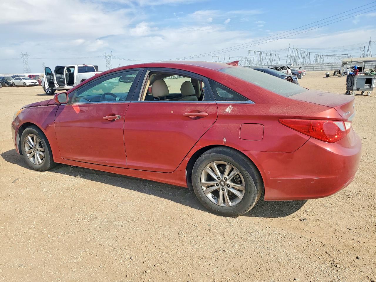 2013 Hyundai Sonata Gls Red vin: 5NPEB4AC9DH794781