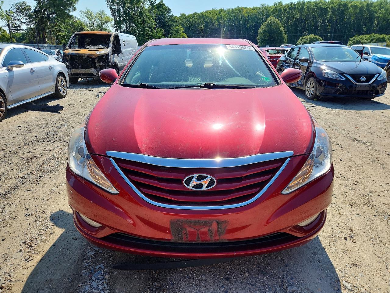 2013 Hyundai Sonata Gls Red vin: 5NPEB4AC9DH800241