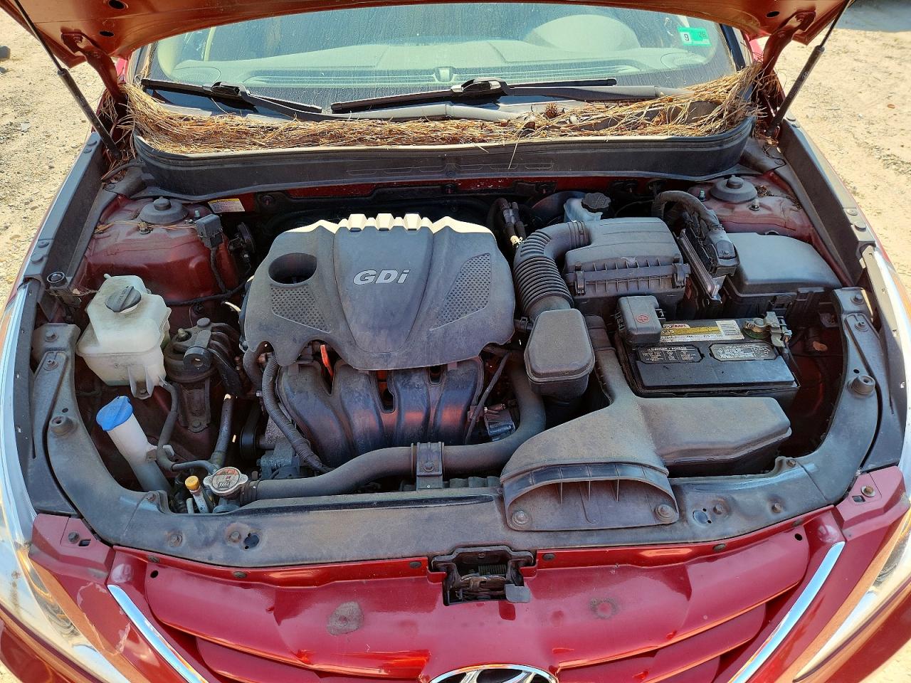 2013 Hyundai Sonata Gls Red vin: 5NPEB4AC9DH800241