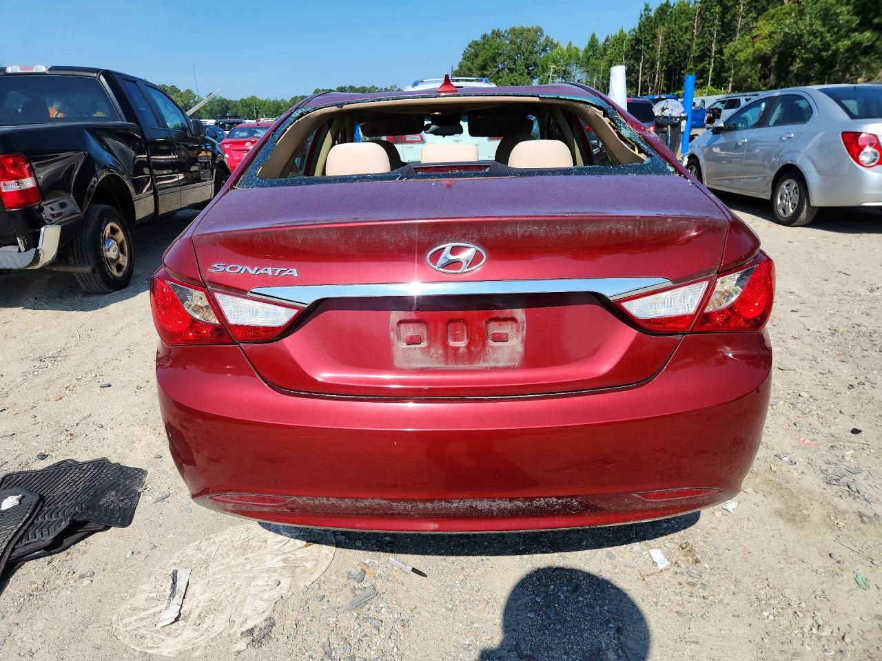 2013 Hyundai Sonata Gls Red vin: 5NPEB4AC9DH800241