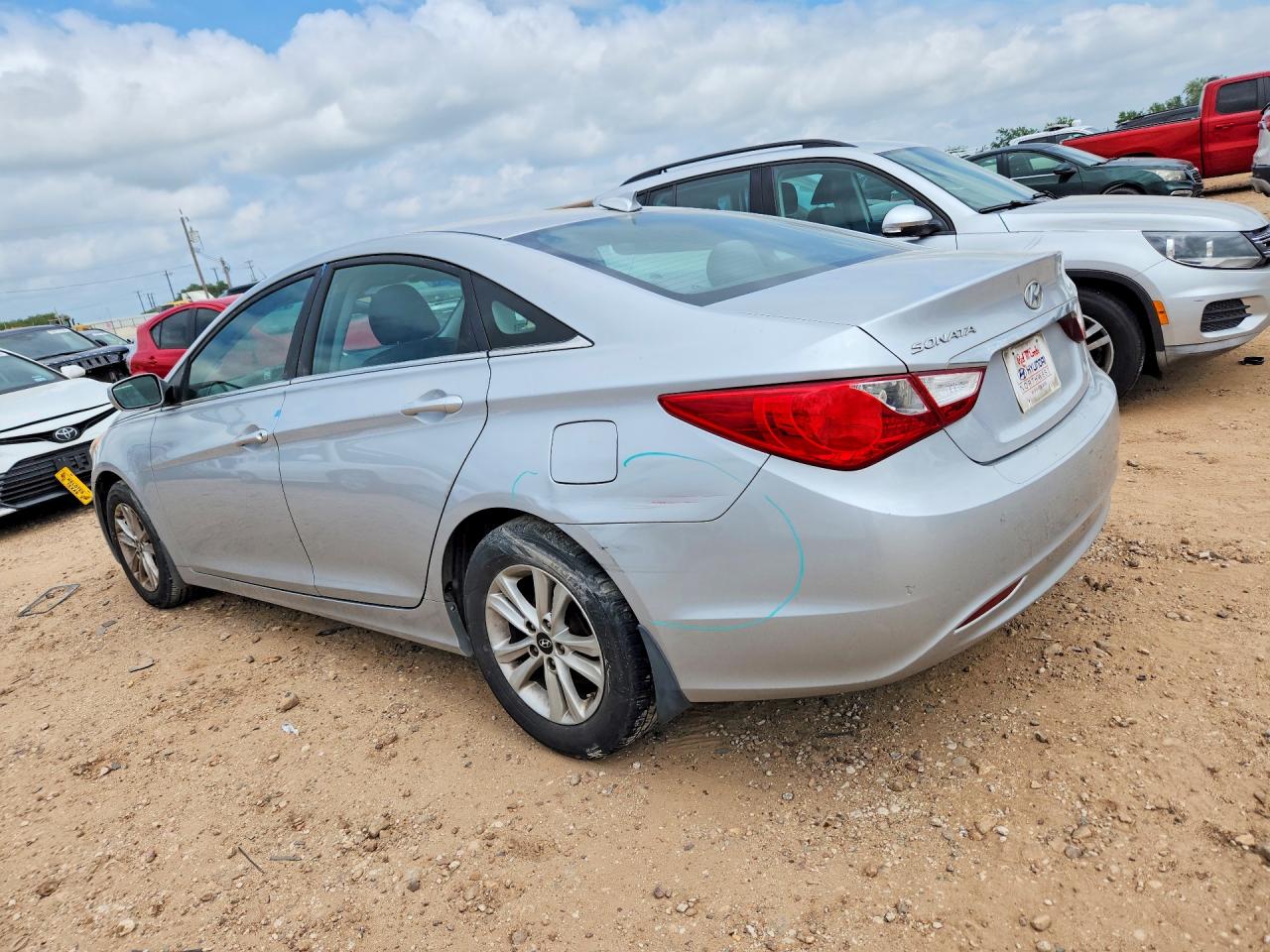 2013 Hyundai Sonata Gls Silver vin: 5NPEB4AC9DH805990