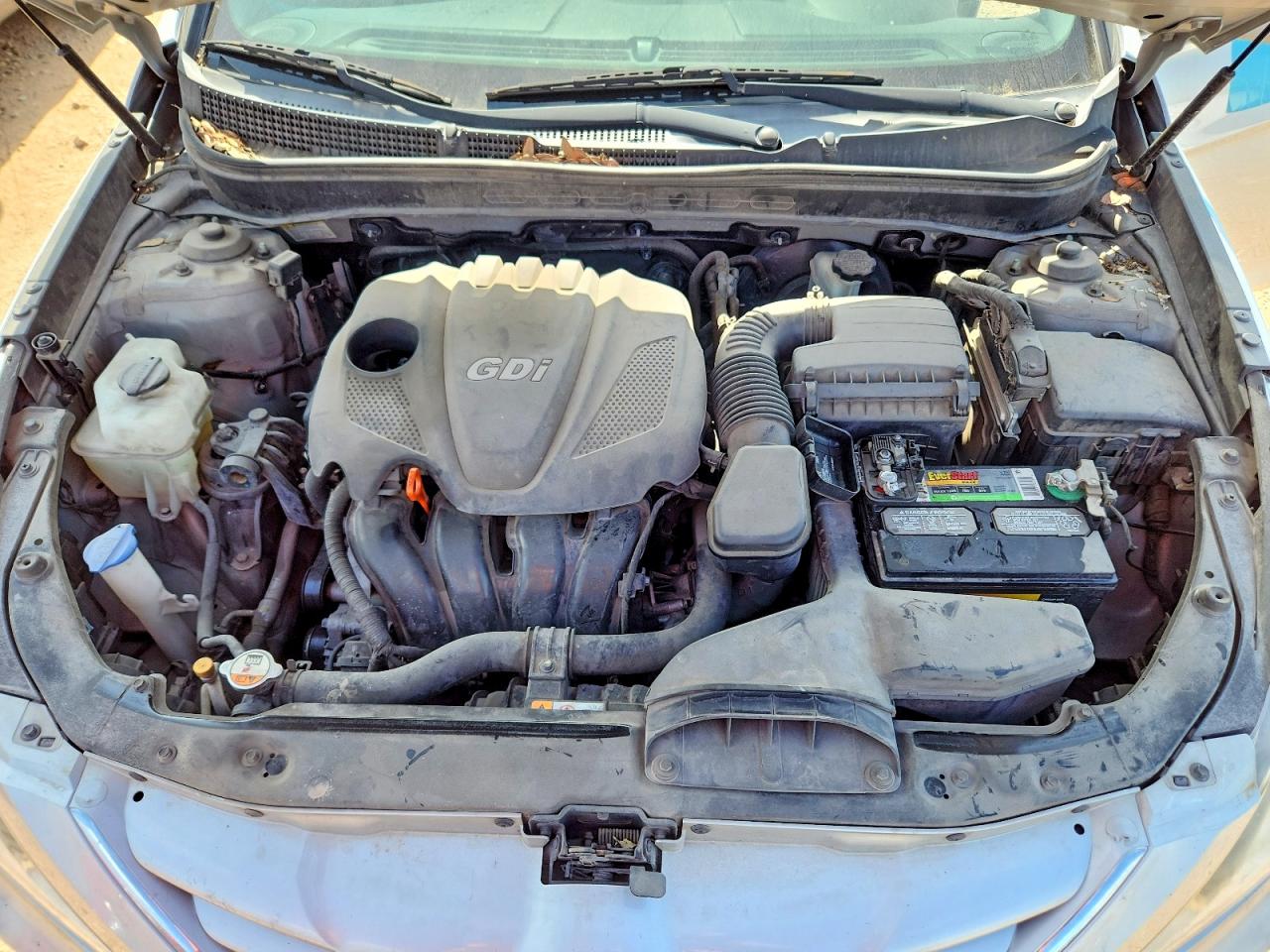 2013 Hyundai Sonata Gls Silver vin: 5NPEB4AC9DH805990
