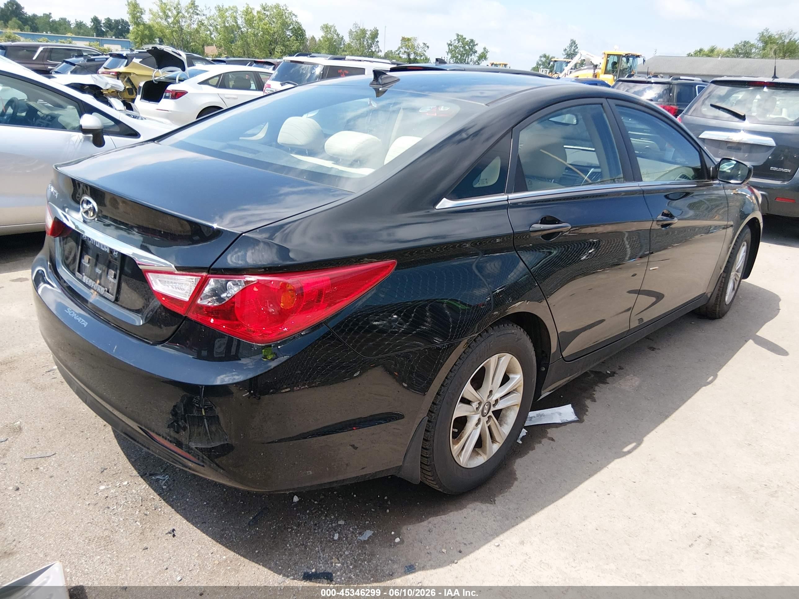 2013 Hyundai Sonata Gls Black vin: 5NPEB4AC9DH809005