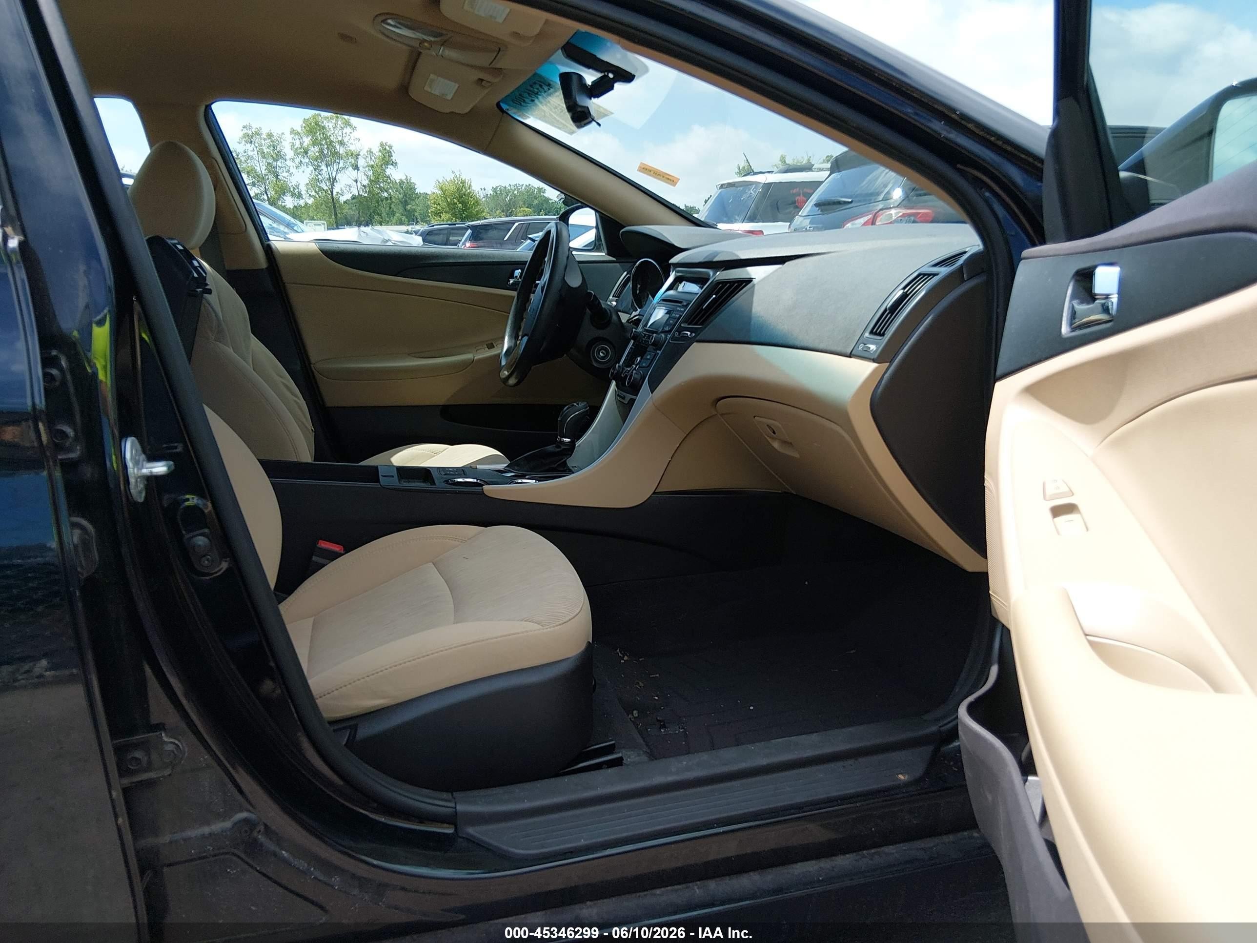 2013 Hyundai Sonata Gls Black vin: 5NPEB4AC9DH809005