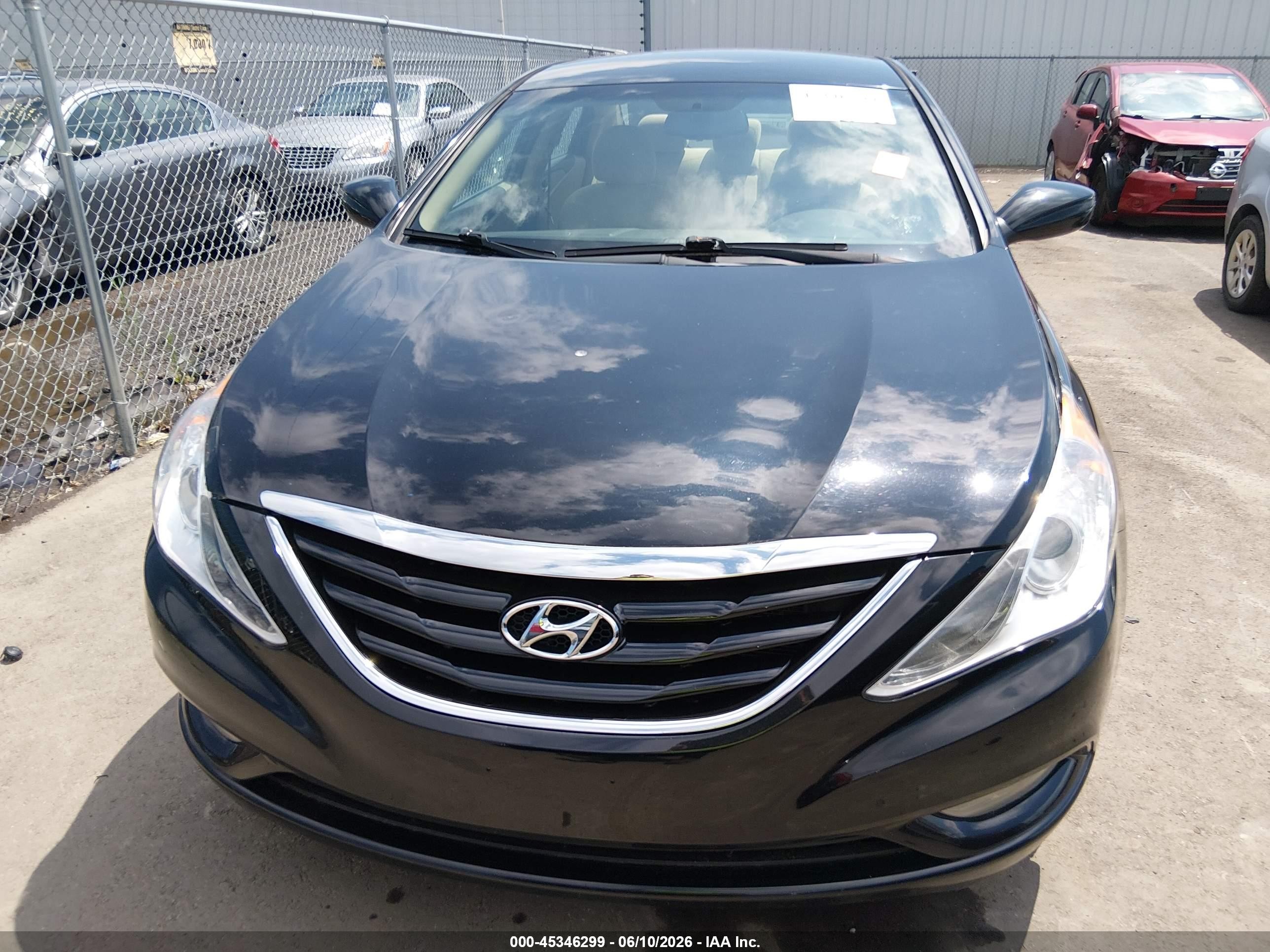 2013 Hyundai Sonata Gls Black vin: 5NPEB4AC9DH809005