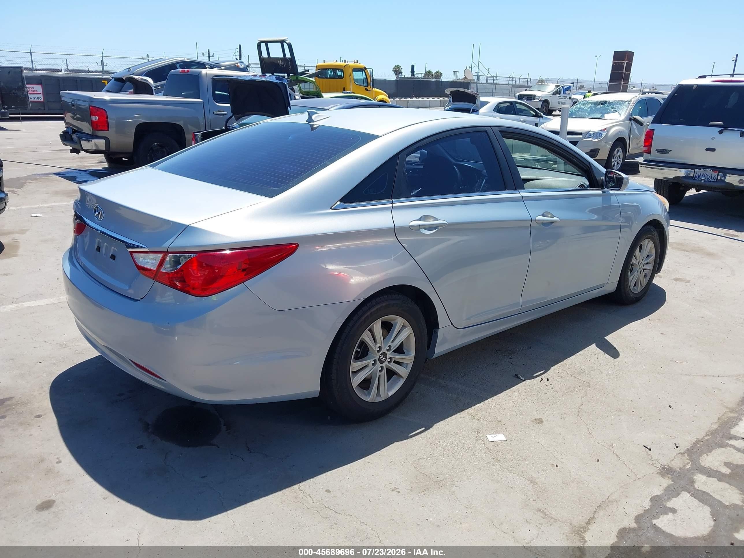 2013 Hyundai Sonata Gls Light Blue vin: 5NPEB4AC9DH810879