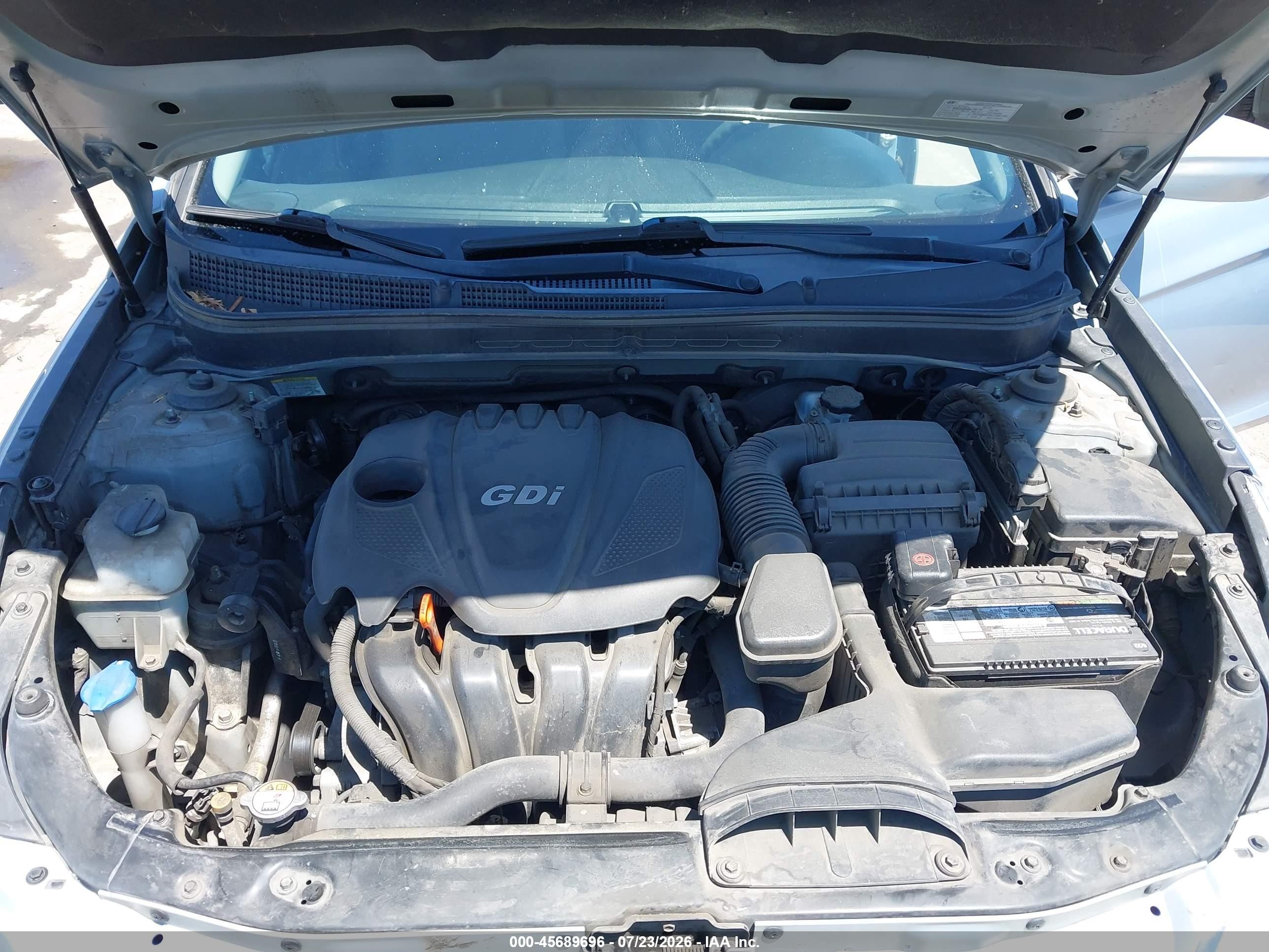 2013 Hyundai Sonata Gls Light Blue vin: 5NPEB4AC9DH810879
