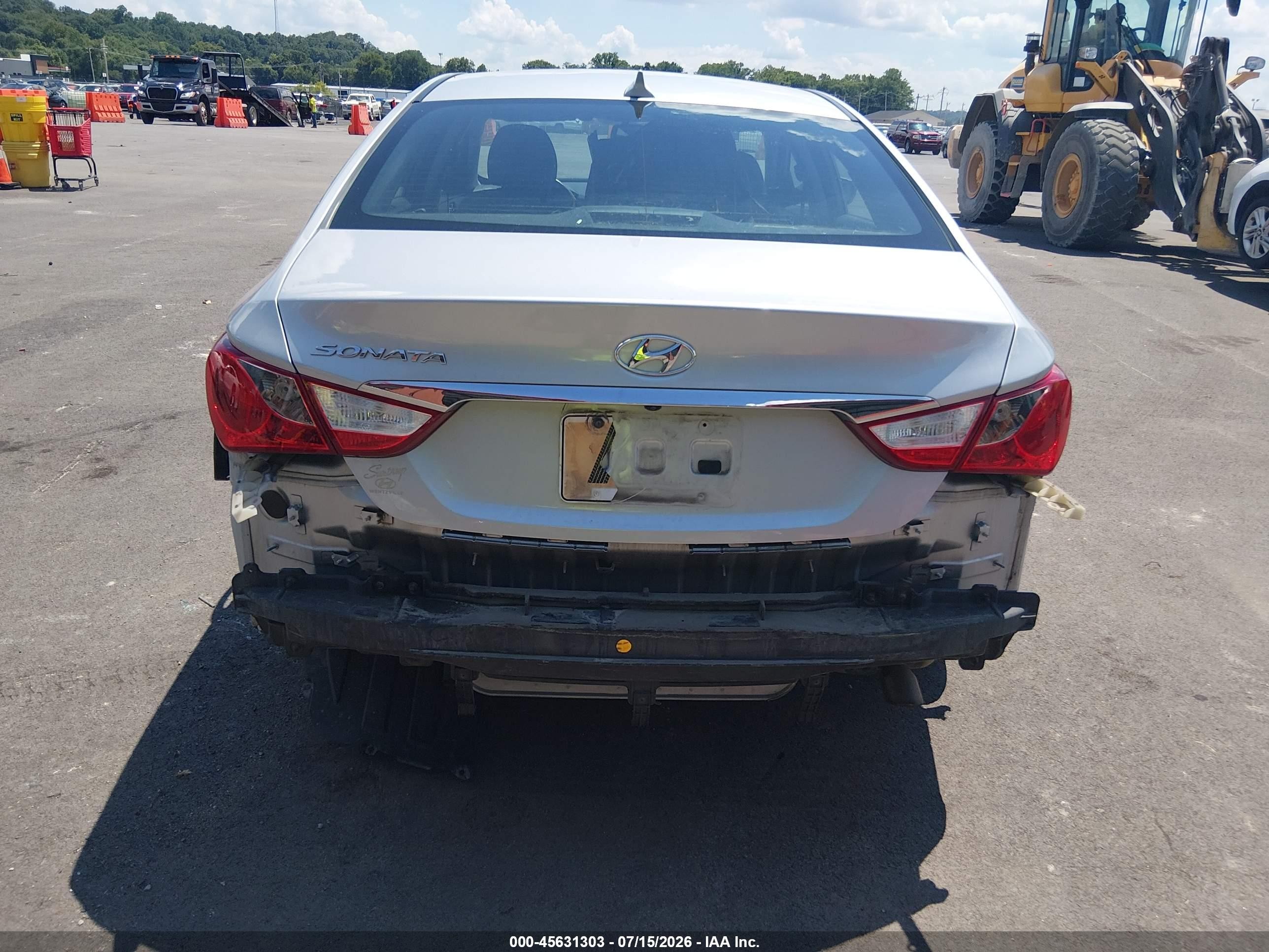2014 Hyundai Sonata Gls Silver vin: 5NPEB4AC9EH811287