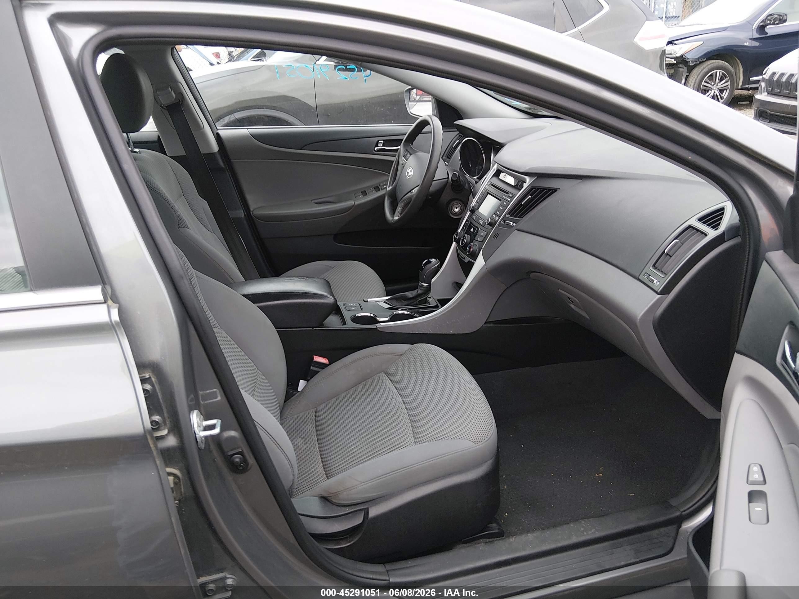 2014 Hyundai Sonata Gls Gray vin: 5NPEB4AC9EH813489