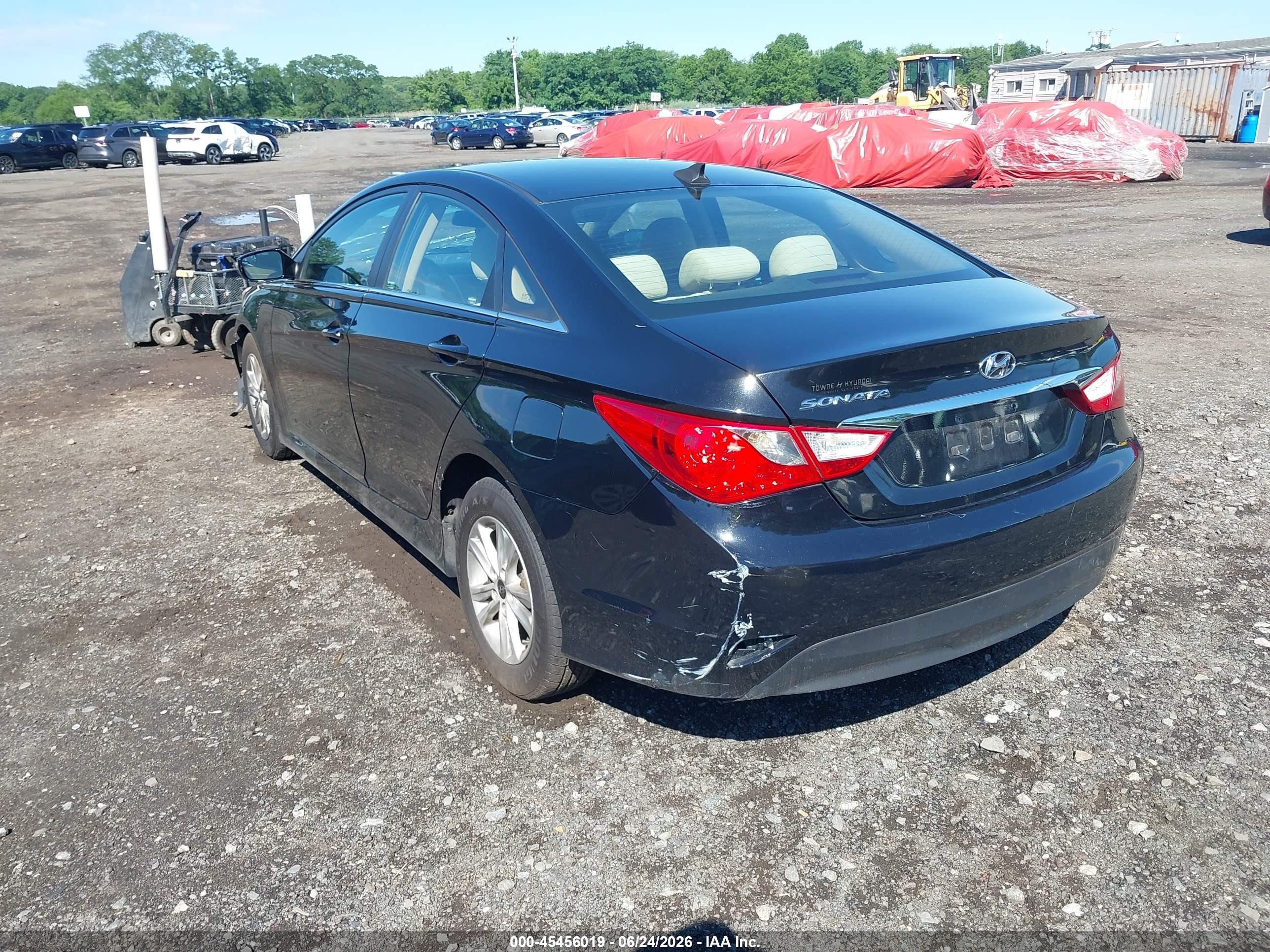2014 Hyundai Sonata Gls Black vin: 5NPEB4AC9EH813945
