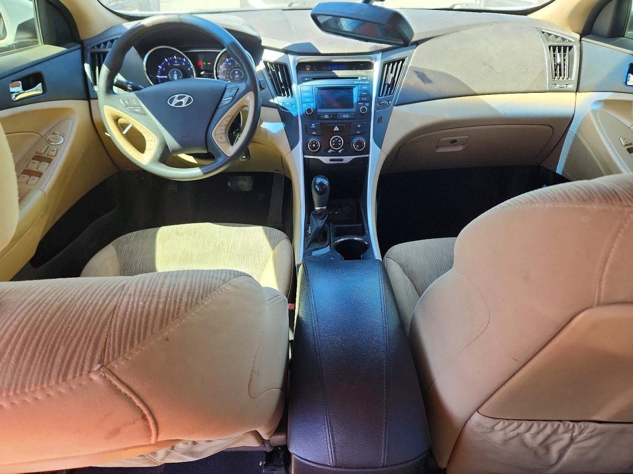 2014 Hyundai Sonata Gls White vin: 5NPEB4AC9EH815369