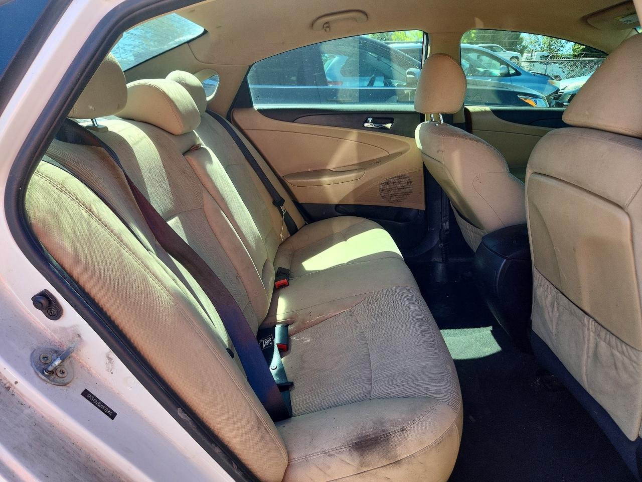 2014 Hyundai Sonata Gls White vin: 5NPEB4AC9EH815369