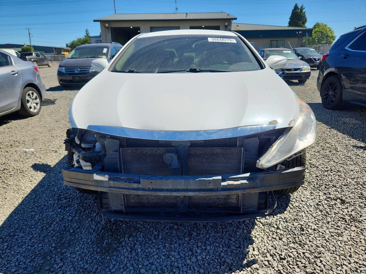 2014 Hyundai Sonata Gls White vin: 5NPEB4AC9EH815369
