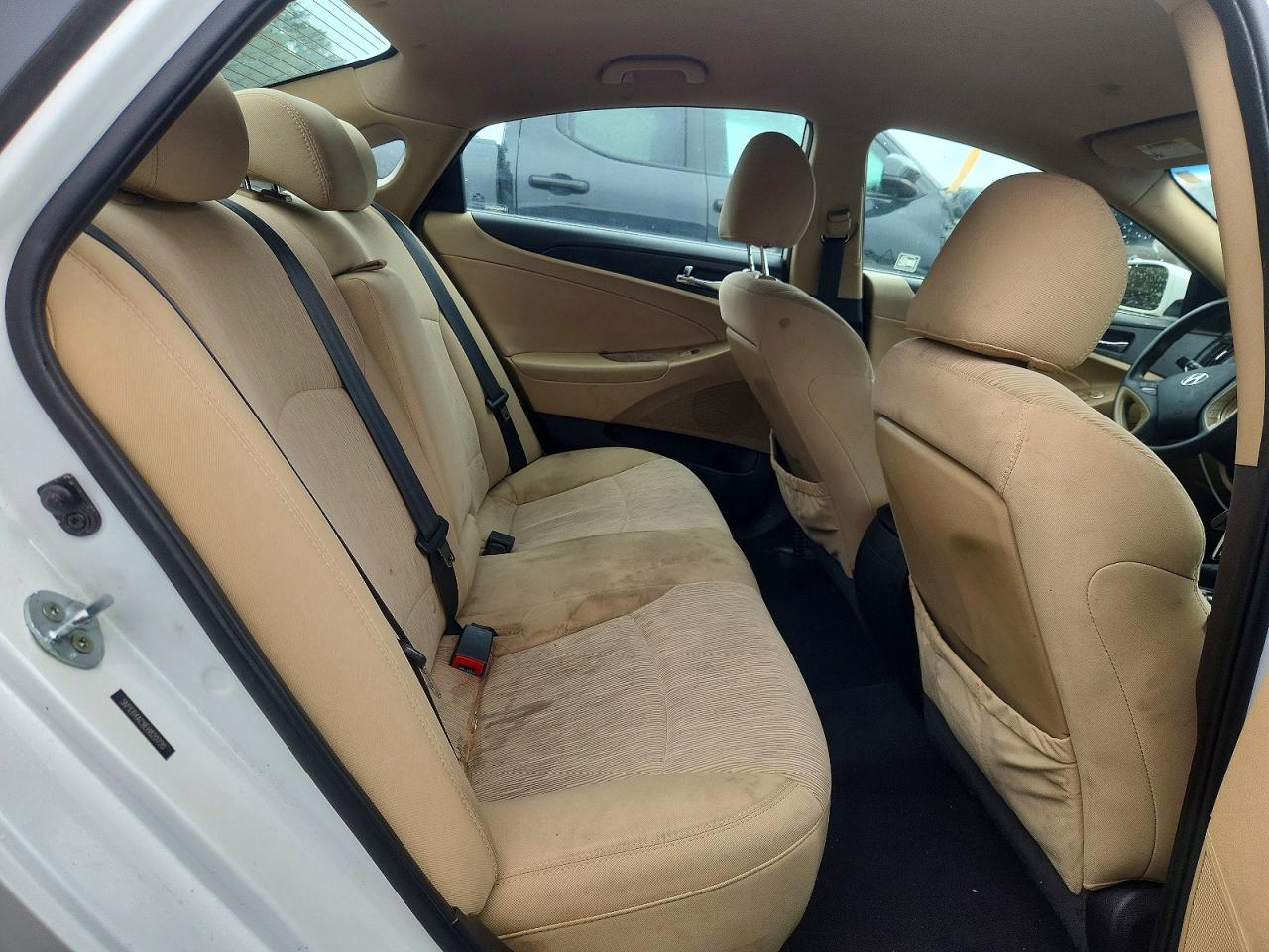 2014 Hyundai Sonata Gls White vin: 5NPEB4AC9EH820720