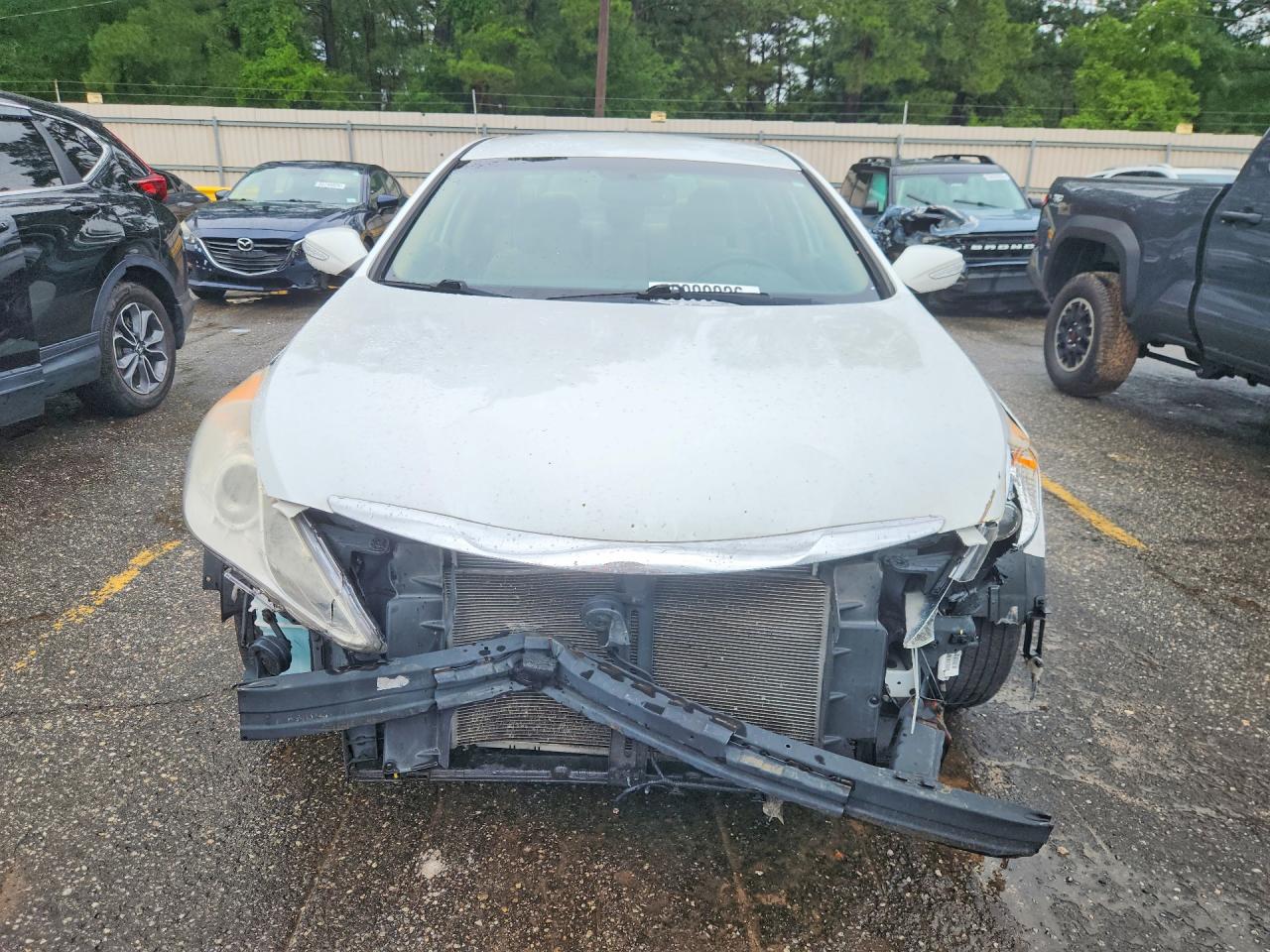2014 Hyundai Sonata Gls White vin: 5NPEB4AC9EH820720