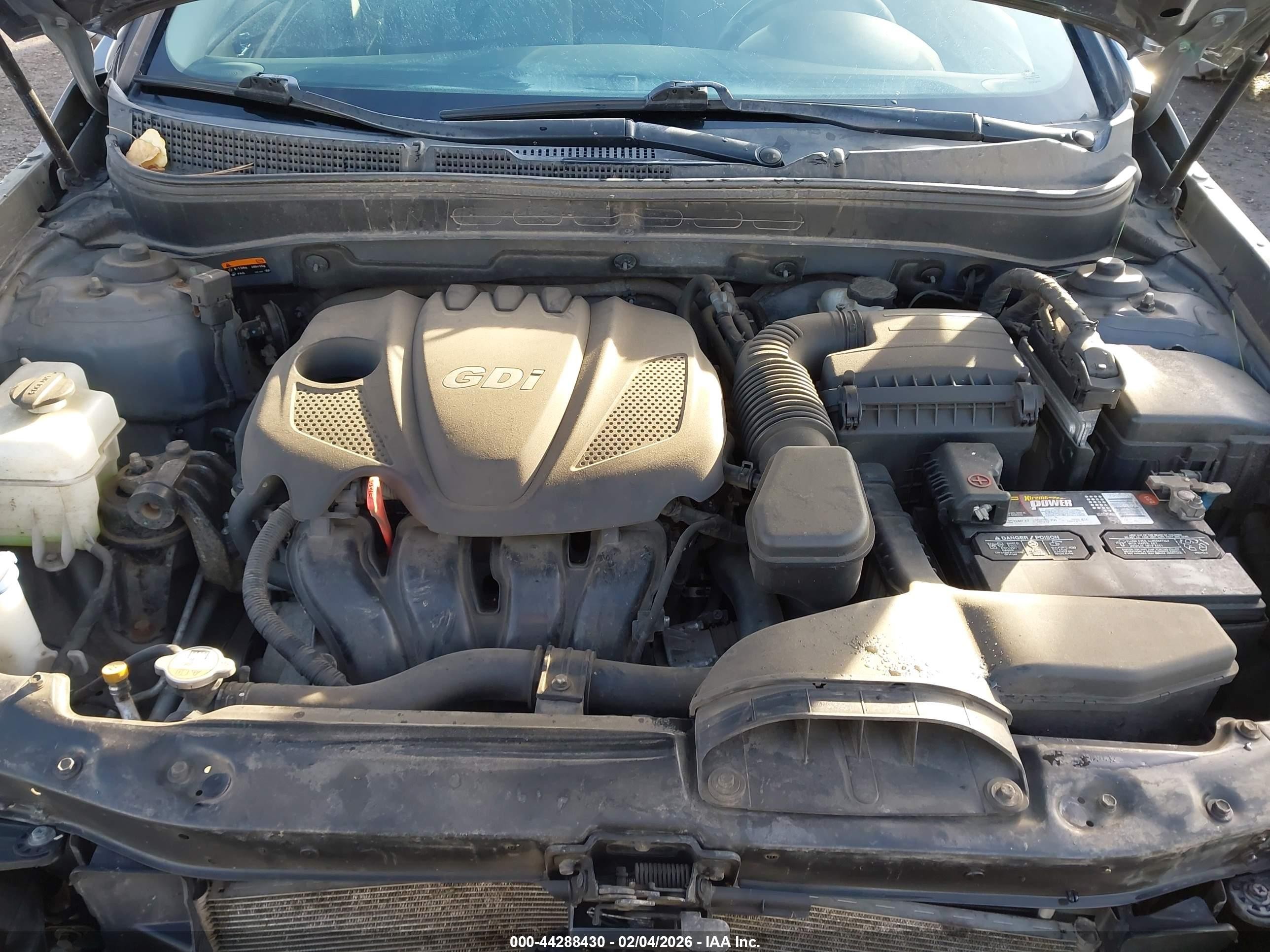 2014 Hyundai Sonata Gls Серый vin: 5NPEB4AC9EH827411