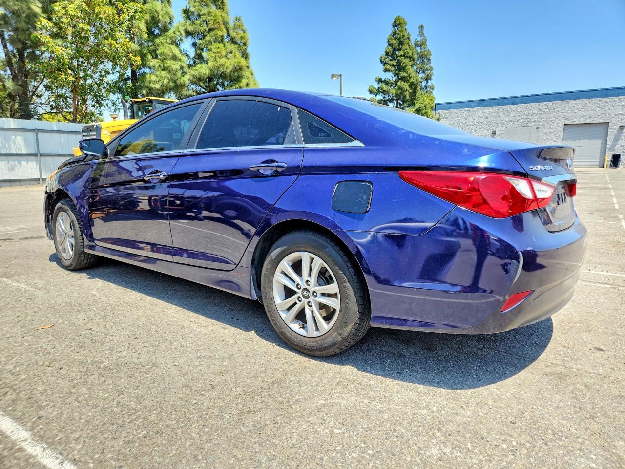 2014 Hyundai Sonata Gls Blue vin: 5NPEB4AC9EH827683