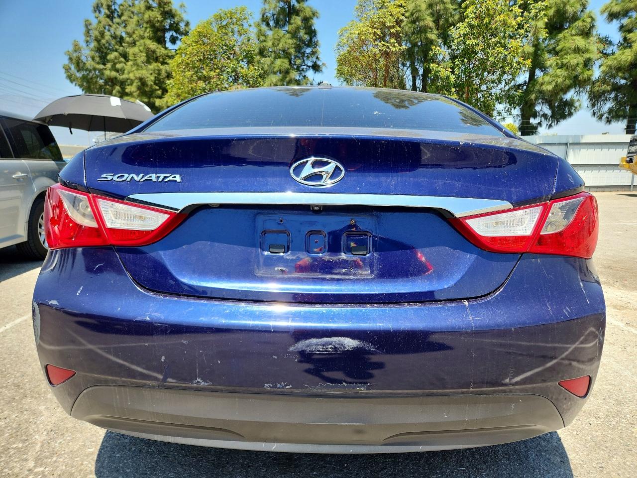 2014 Hyundai Sonata Gls Blue vin: 5NPEB4AC9EH827683