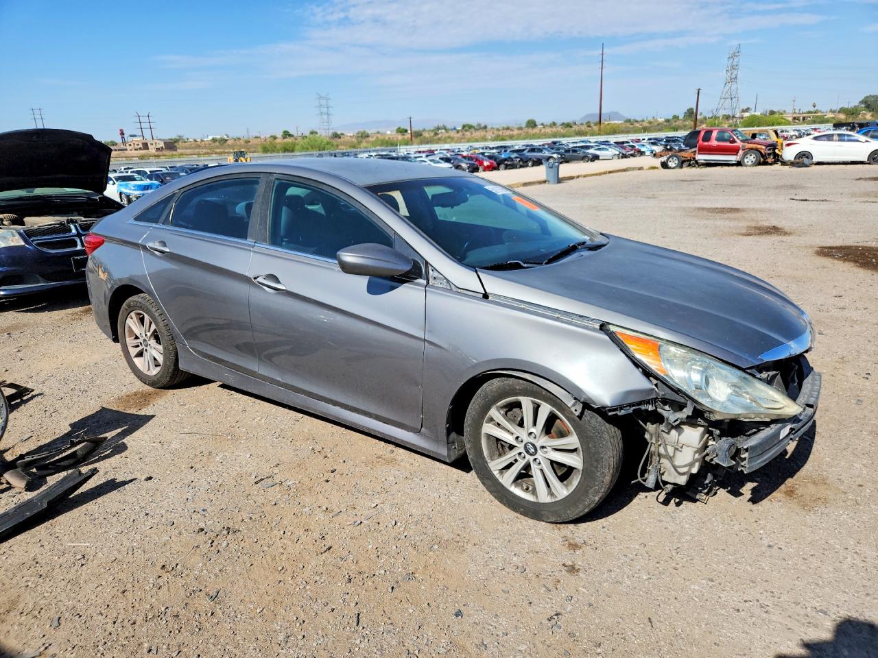 2014 Hyundai Sonata Gls Charcoal vin: 5NPEB4AC9EH831278