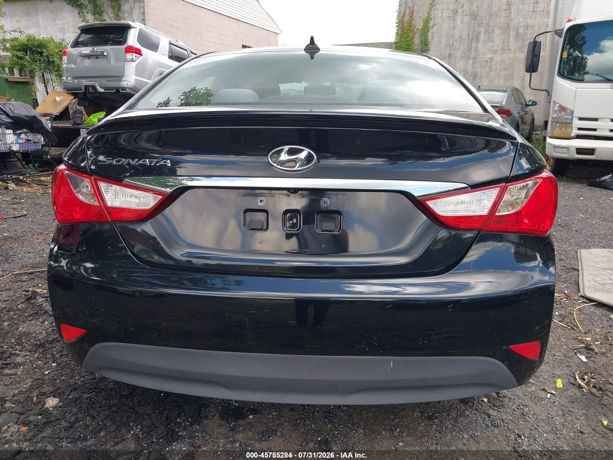 2014 Hyundai Sonata Gls Черный vin: 5NPEB4AC9EH839560